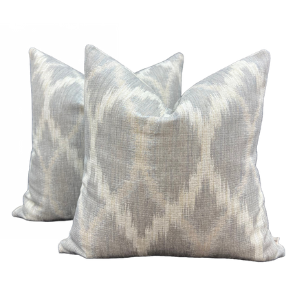 Jane Churchill Fontaine Designer Blue  Fabric Sofa Cushion Pillow Cover Throw