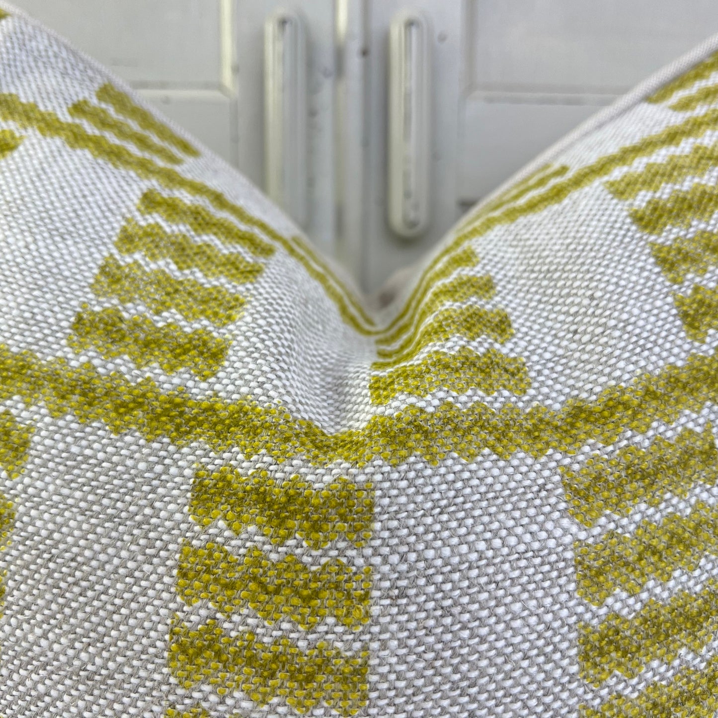Cushions Made In Fermoie Cove Linen Luxury Designer Decorative Chartreuse Neutral Cushion Pillow Throw Cover