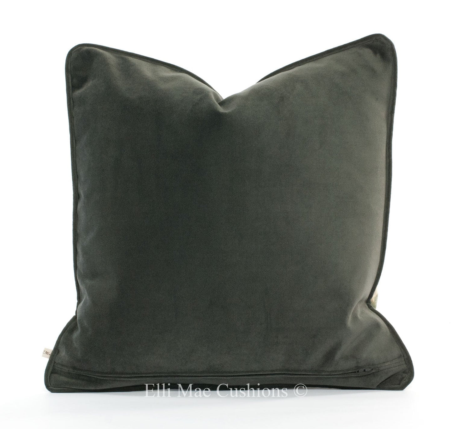 William Morris Montreal Velvet Luxury Designer Grey Cushion Pillow Cover