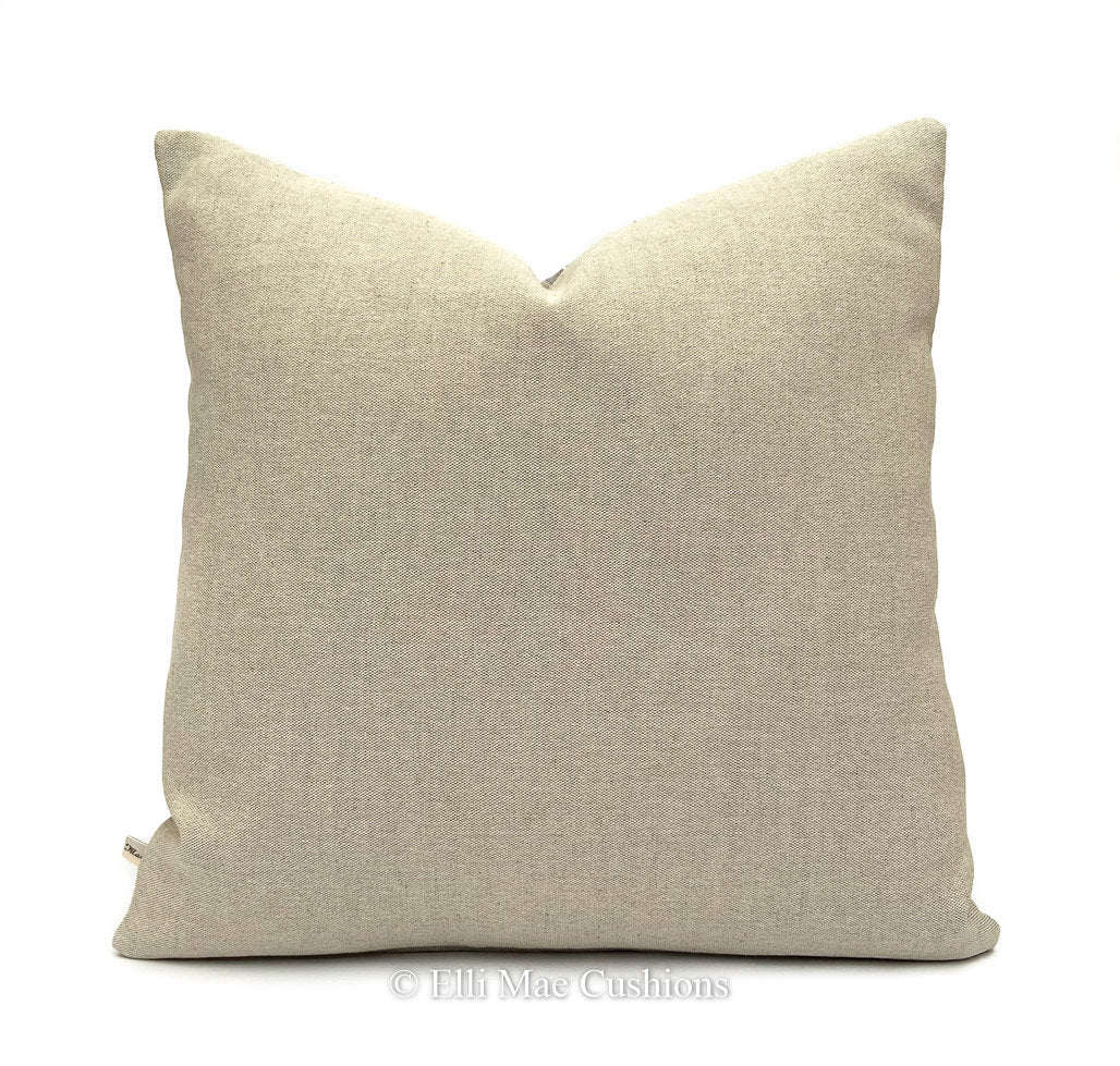 Luxury Designer Aztec Fabric Beige Grey Cream Cushion Pillow Cover