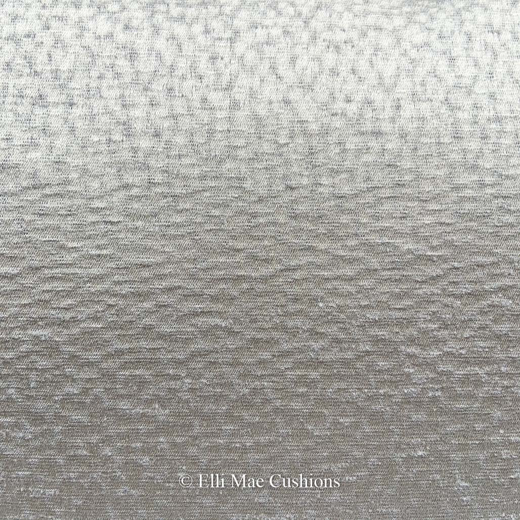 Sahco Dumas Luxury Designer Plain Cream Grey Textured Satin Cushion Pillow Cover