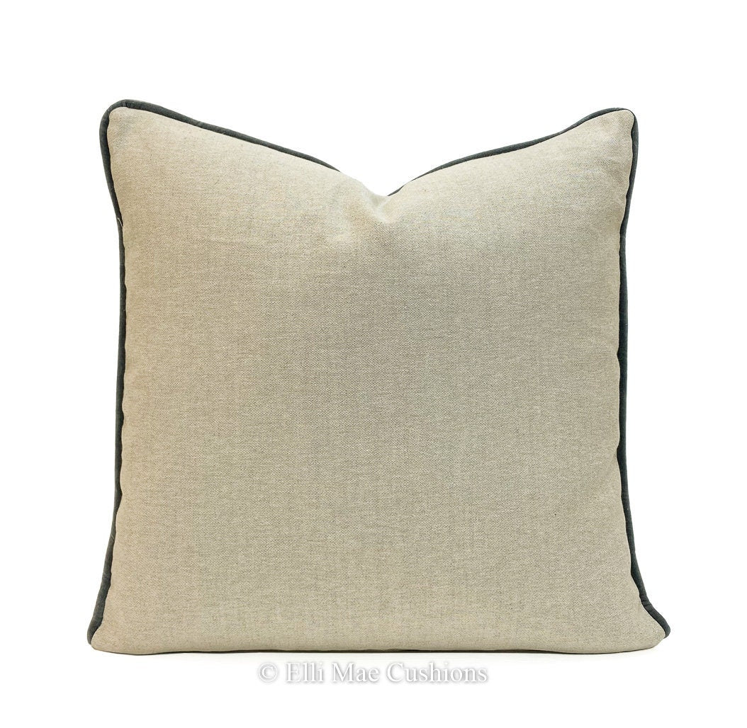William Morris Theodosia Luxury Designer Grey Vintage Cushion Throw Sofa Pillow Cover