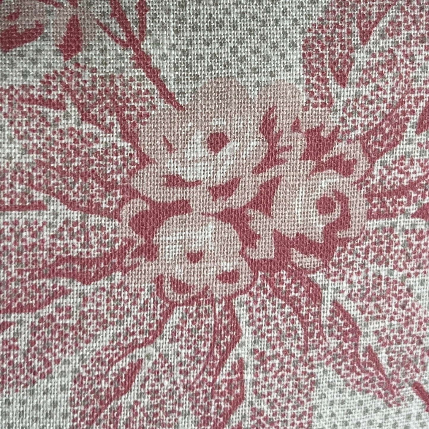 Luxury Designer Cabbages and Roses Charlotte Red Pink Cushion Pillow Cover