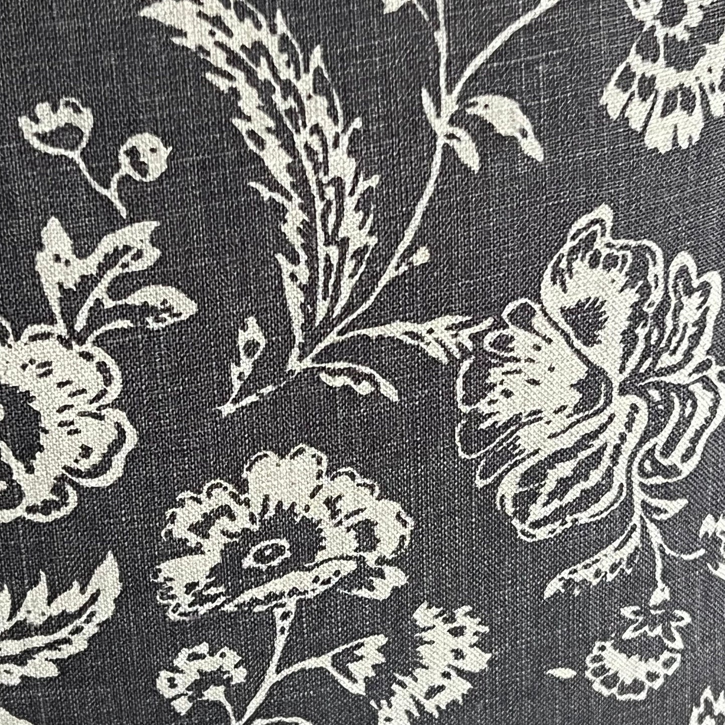 Cabbages and Roses French Toile Charcoal Vintage Shabby Chic Cushion Cover