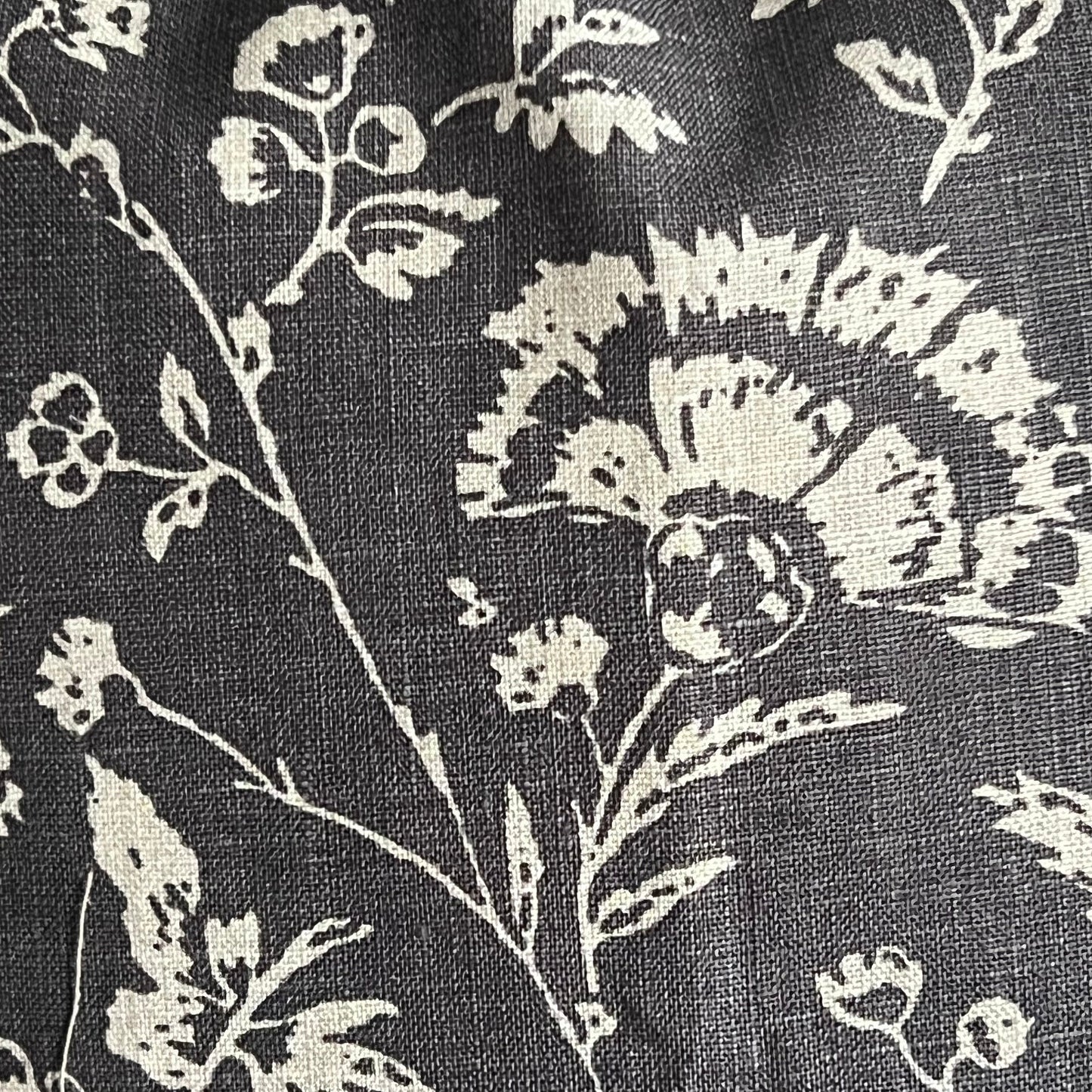 Cabbages and Roses French Toile Charcoal Vintage Shabby Chic Cushion Cover