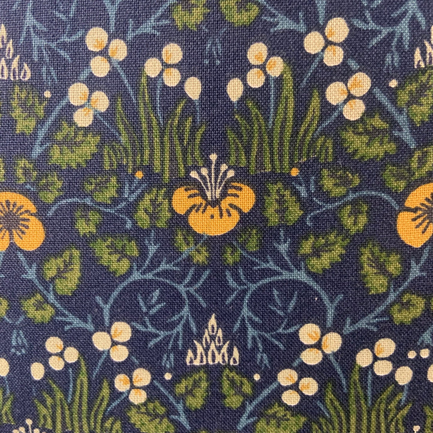 William Morris Luxury Designer Vintage Eye Bright Blue Floral Designer Cushion Cover