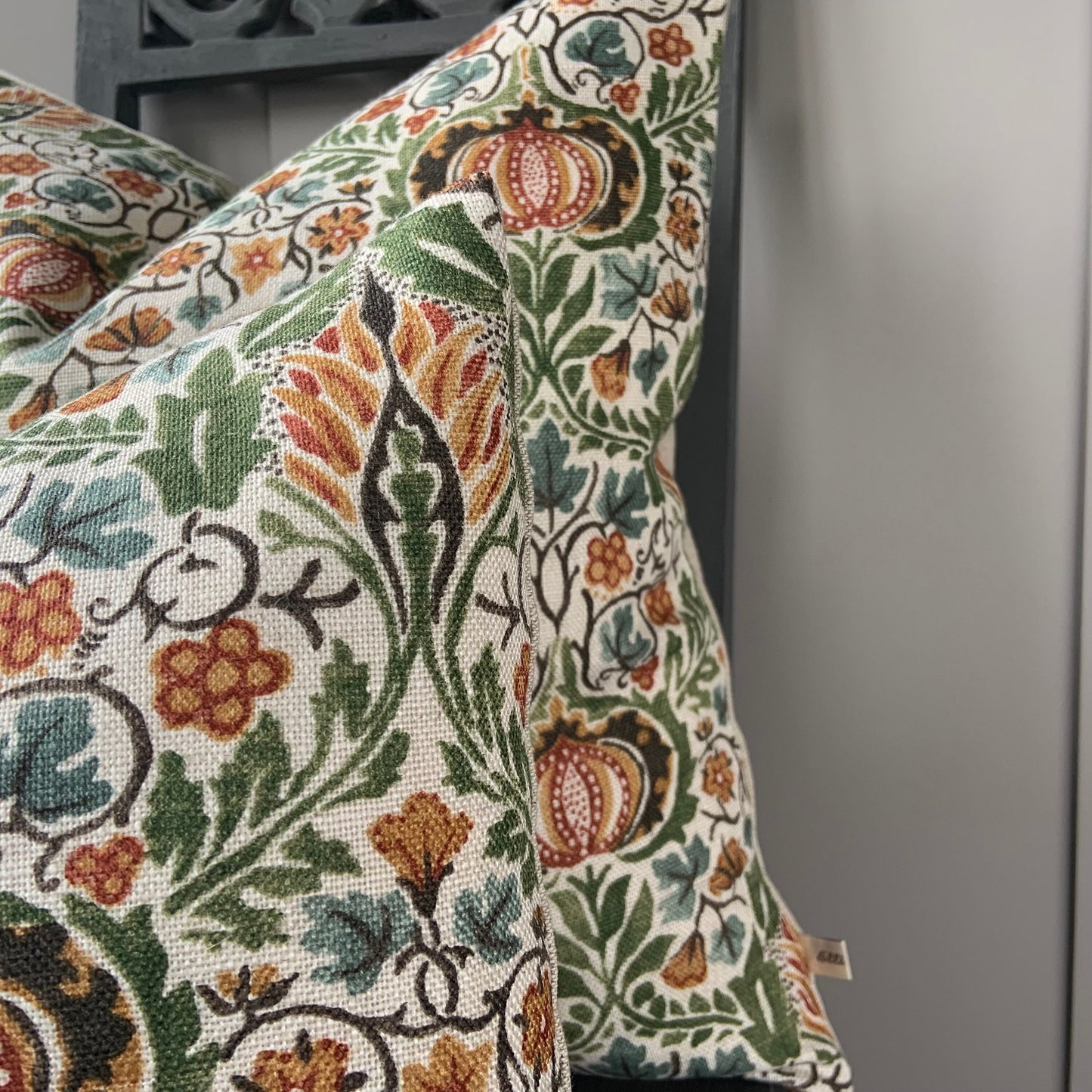 William Morris Little Chintz Green Fabric Vintage Designer cushion Pillow Cover