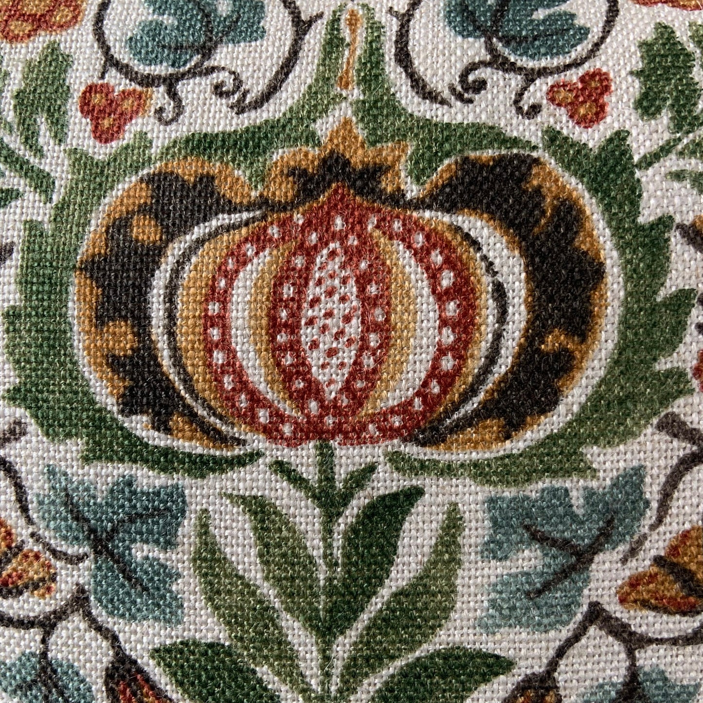 William Morris Little Chintz Green Fabric Vintage Designer cushion Pillow Cover