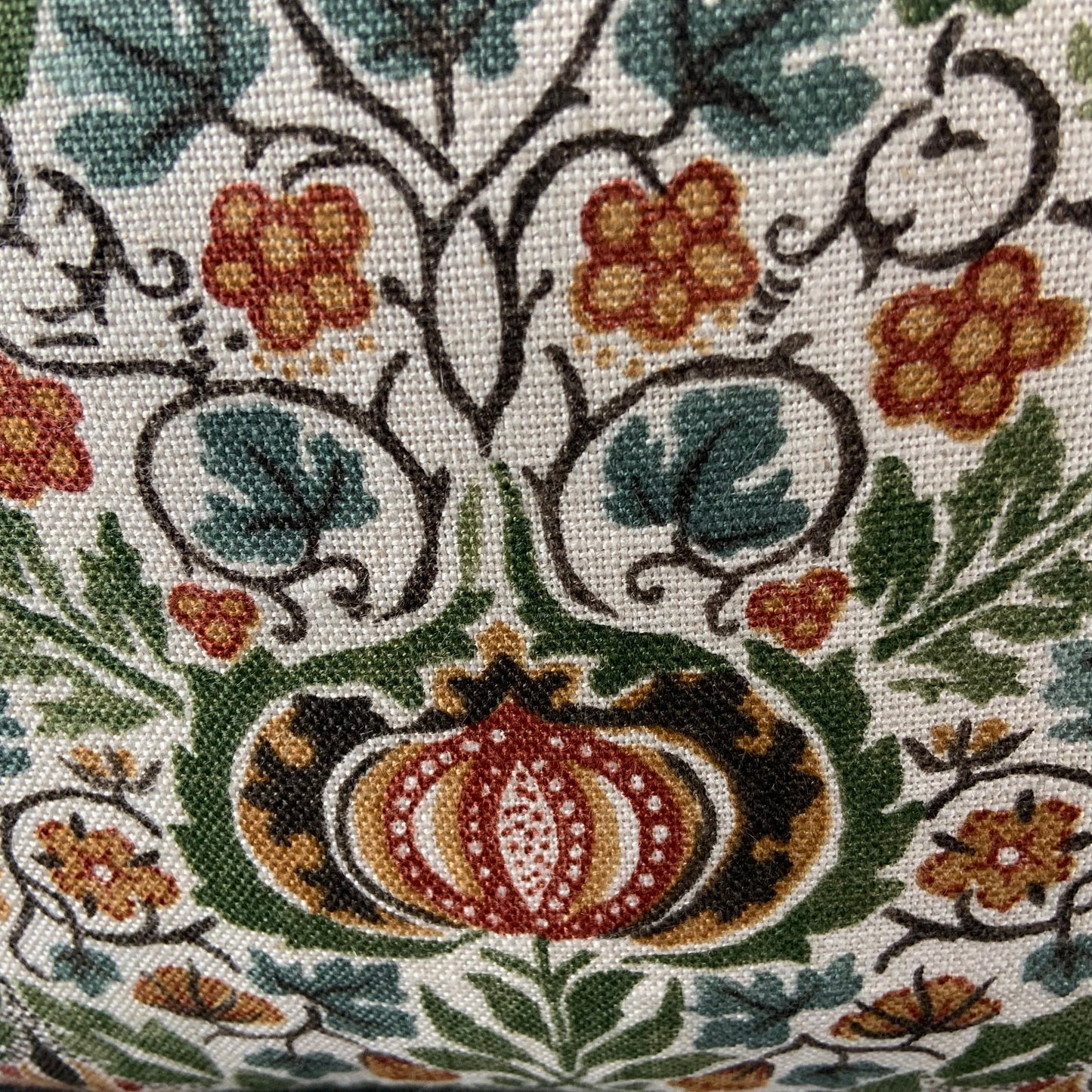 William Morris Little Chintz Green Fabric Vintage Designer cushion Pillow Cover