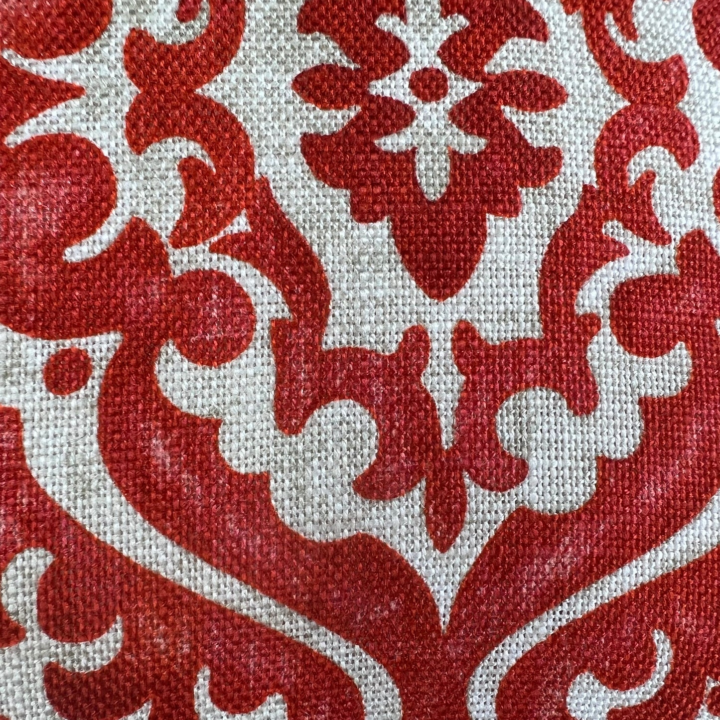 Jane Churchill Blakewater Designer Linen Orange Fabric Sofa Cushion Pillow Cover Throw