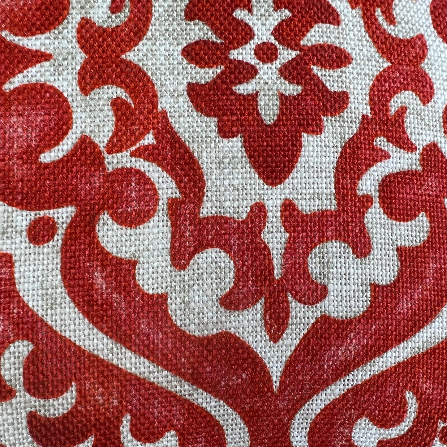 Jane Churchill Blakewater Designer Linen Orange Fabric Sofa Cushion Pillow Cover Throw