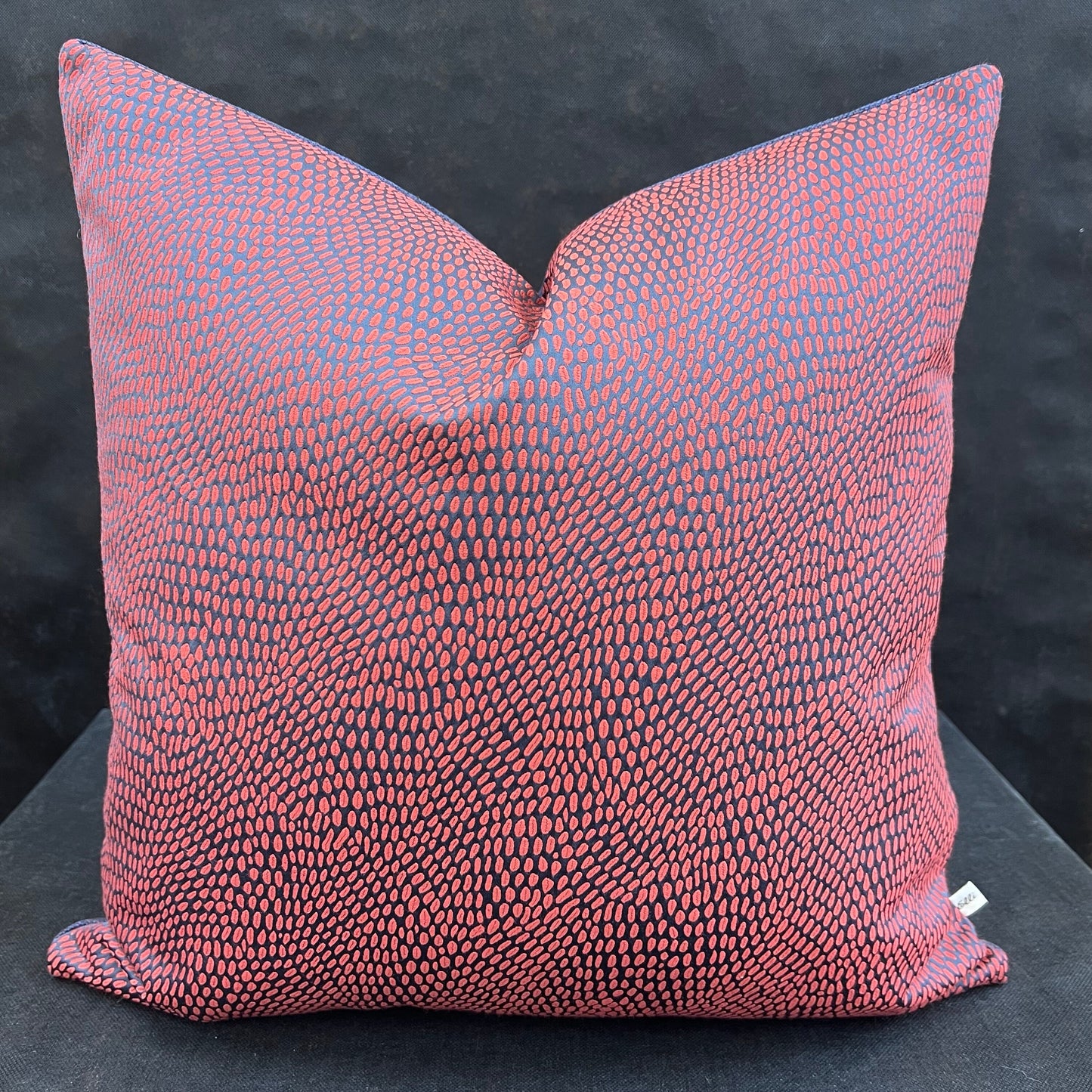 Verel de Belval Kooris Contemporary Luxury Designer Red Blue Cushion Pillow Cover