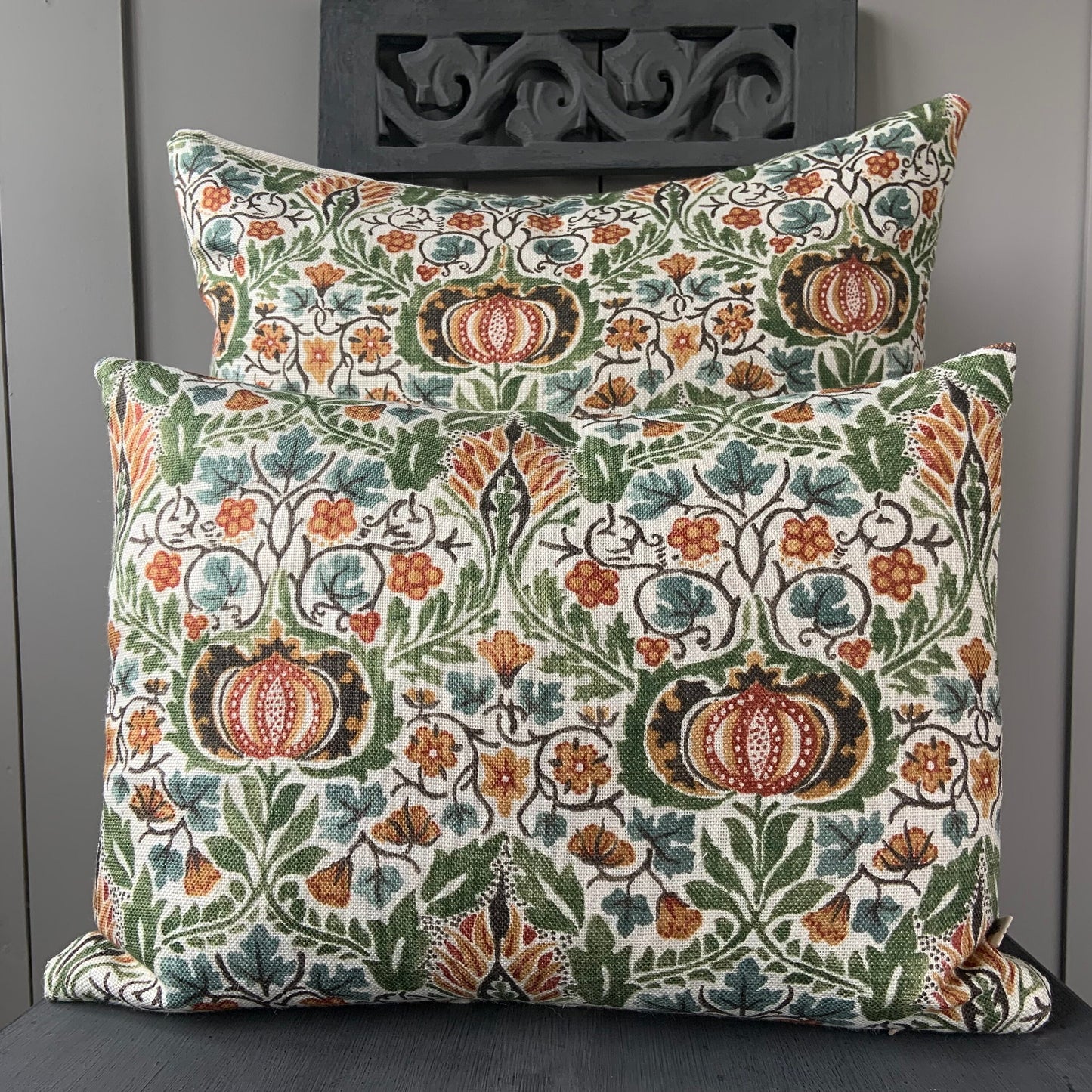 William Morris Little Chintz Green Fabric Vintage Designer cushion Pillow Cover