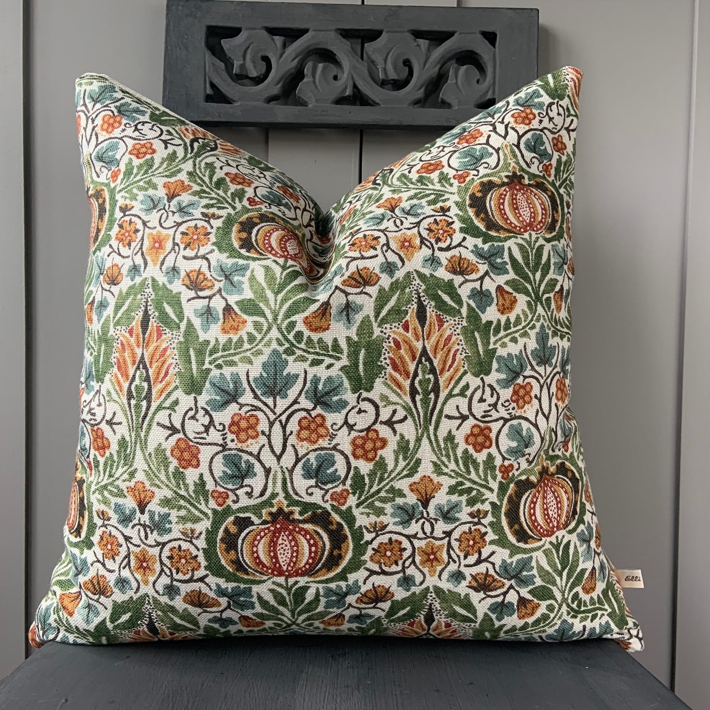 William Morris Little Chintz Green Fabric Vintage Designer cushion Pillow Cover