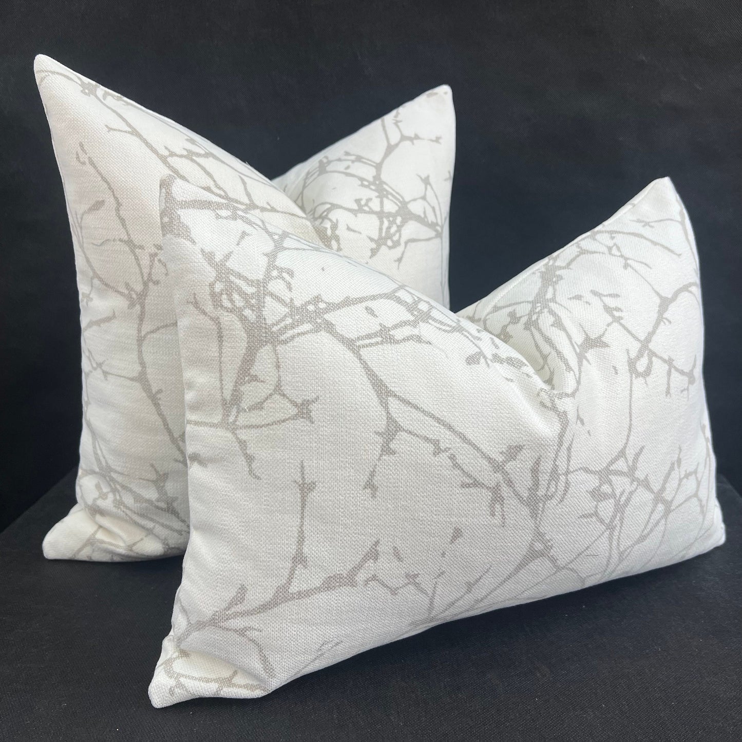 Romo Luxury Designer Arbor Cream Taupe Contemporary Cushion Pillow Cover