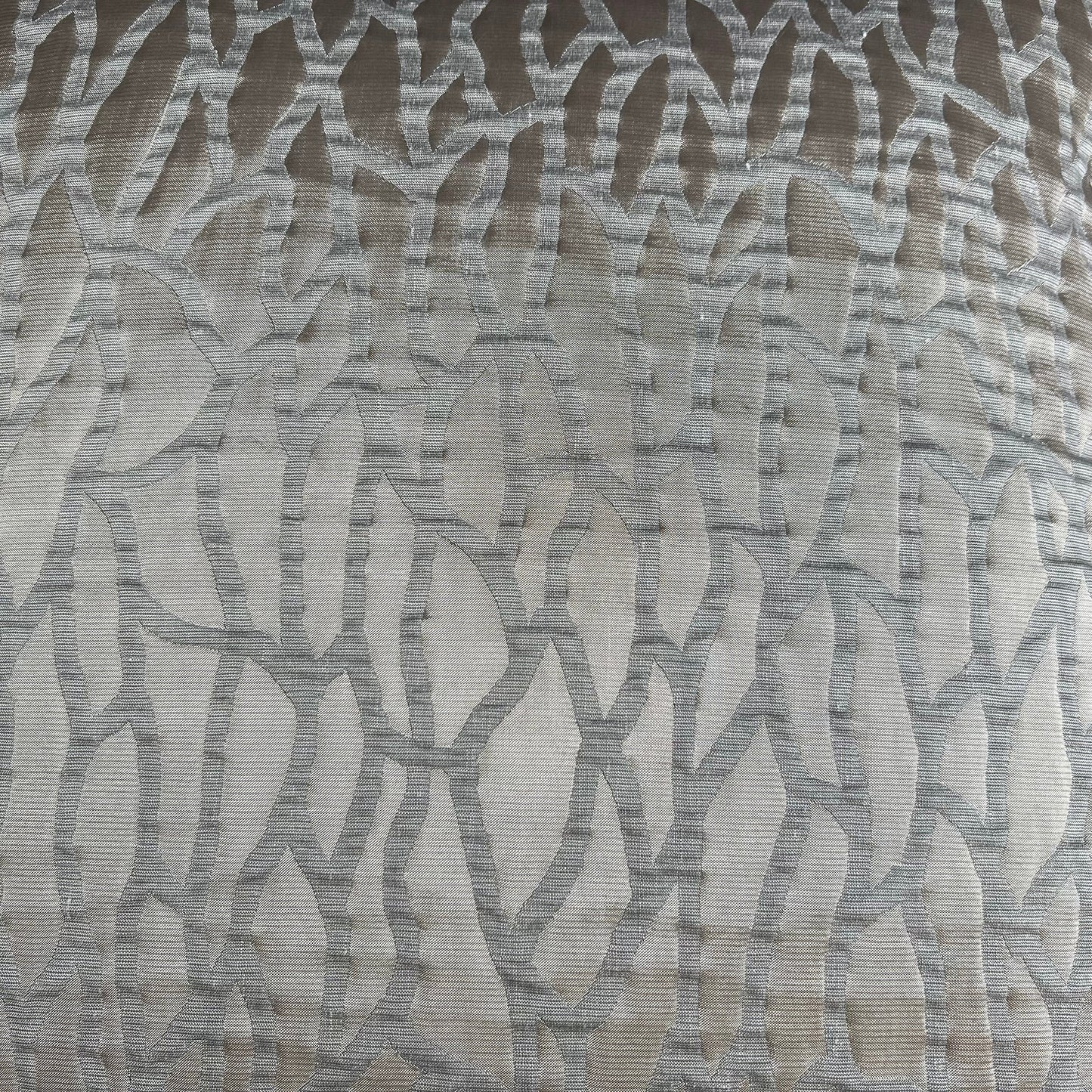 Zinc Wallis Luxury Designer Beige Gold Contemporary Abstract Fabric Cushion Cover Throw Pillow