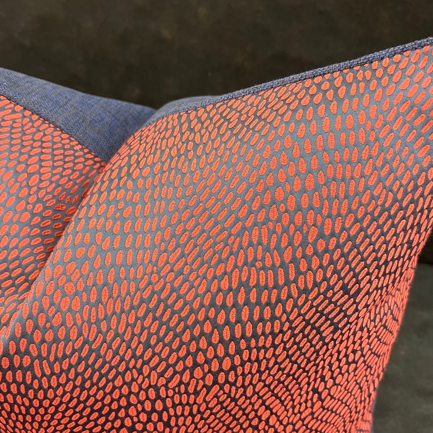 Verel de Belval Kooris Contemporary Luxury Designer Red Blue Cushion Pillow Cover