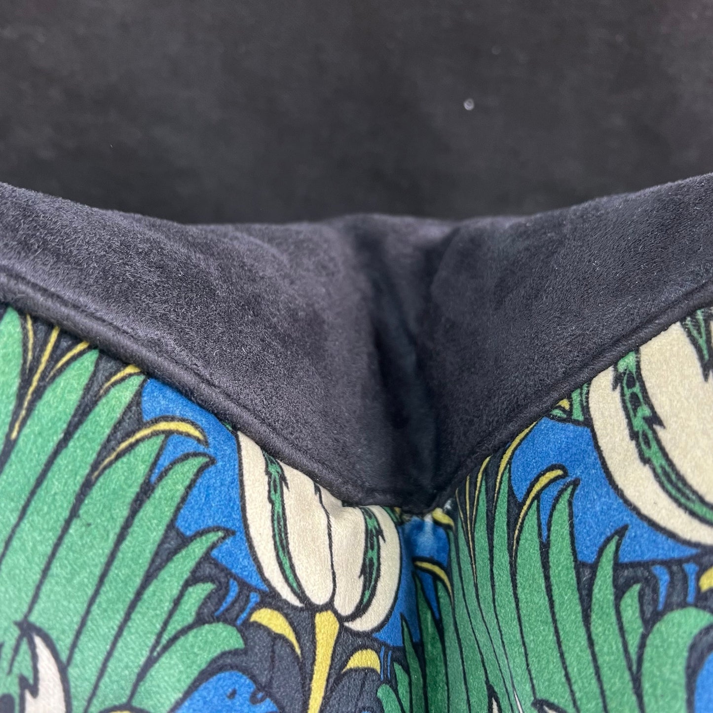 Sanderson Luxury Designer Tulip and Bird Blue Green Black Cushion Pillow Throw Cover
