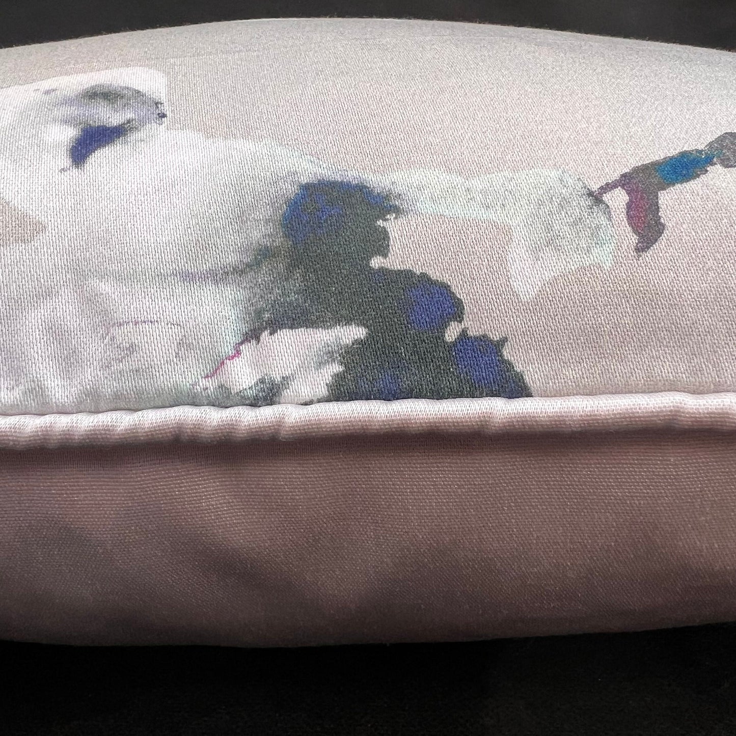 Luxury Designer Romo Saphira Contempoary Grey Blue Cushion Pillow Cover