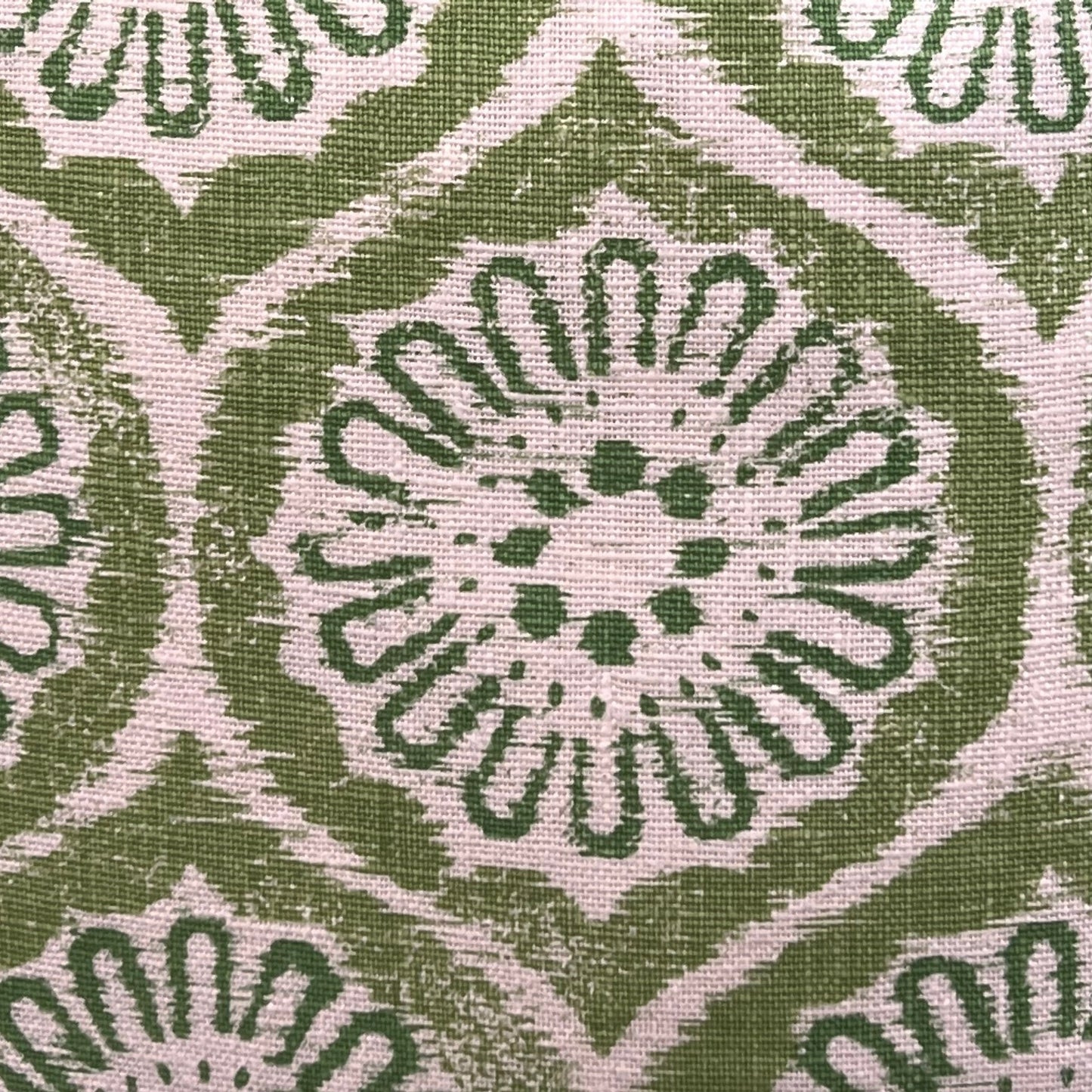 Rapture and Wright Daisy Chain Green White Cushion Pillow Throw Cover