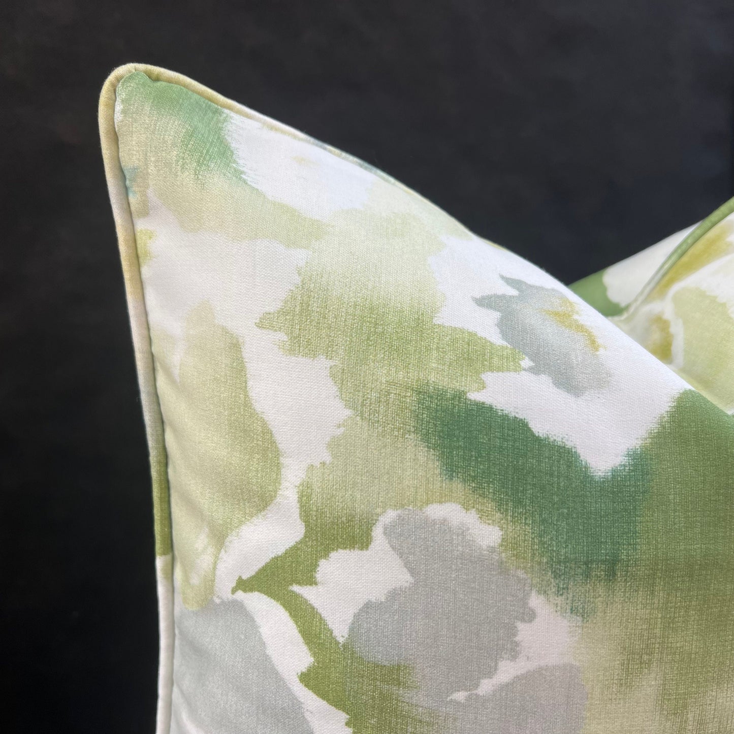 Sanderson Luxury Designer Varese Grey Green Decorative Sofa Cushion Pillow Cover