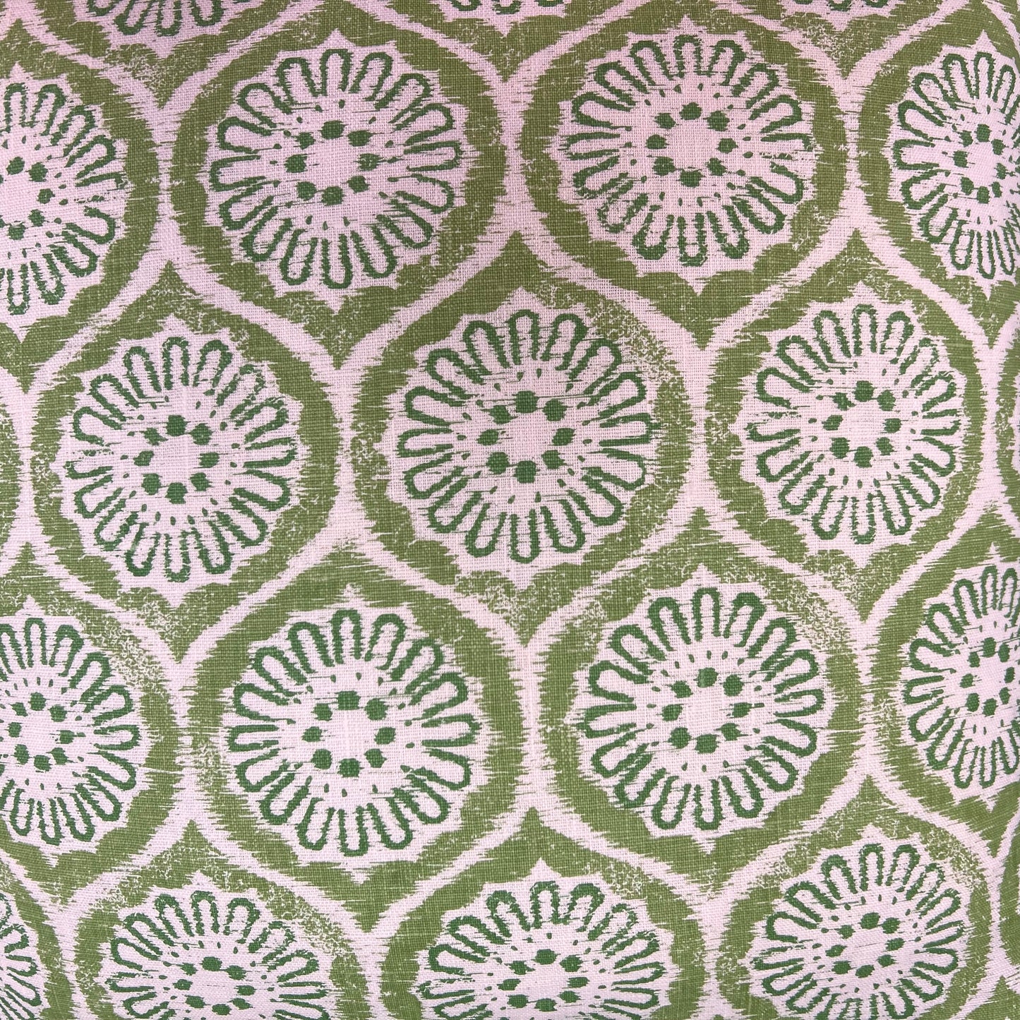 Rapture and Wright Daisy Chain Green White Cushion Pillow Throw Cover
