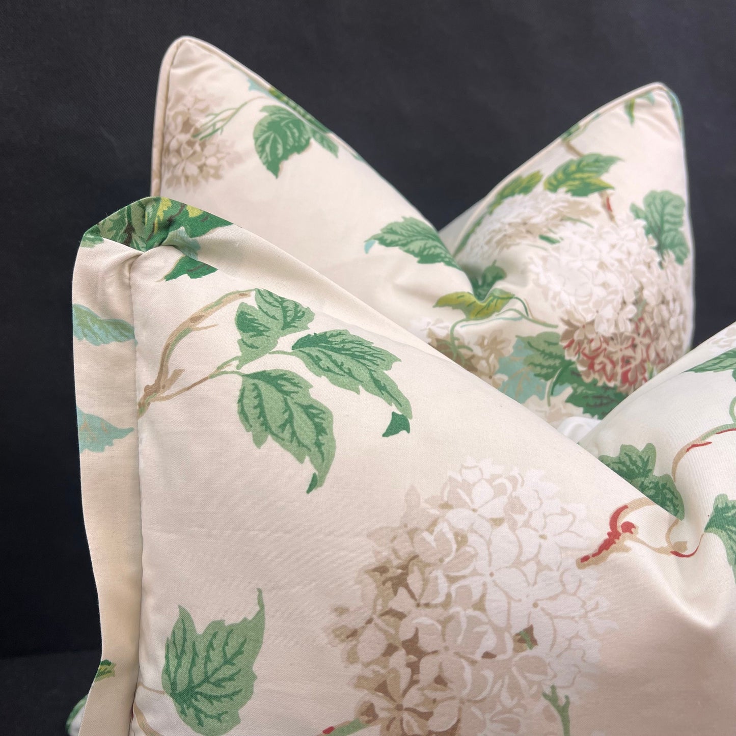 Colefax and Fowler Chantilly Luxury Designer Cream Green Decorative Cushion Pillow Cover
