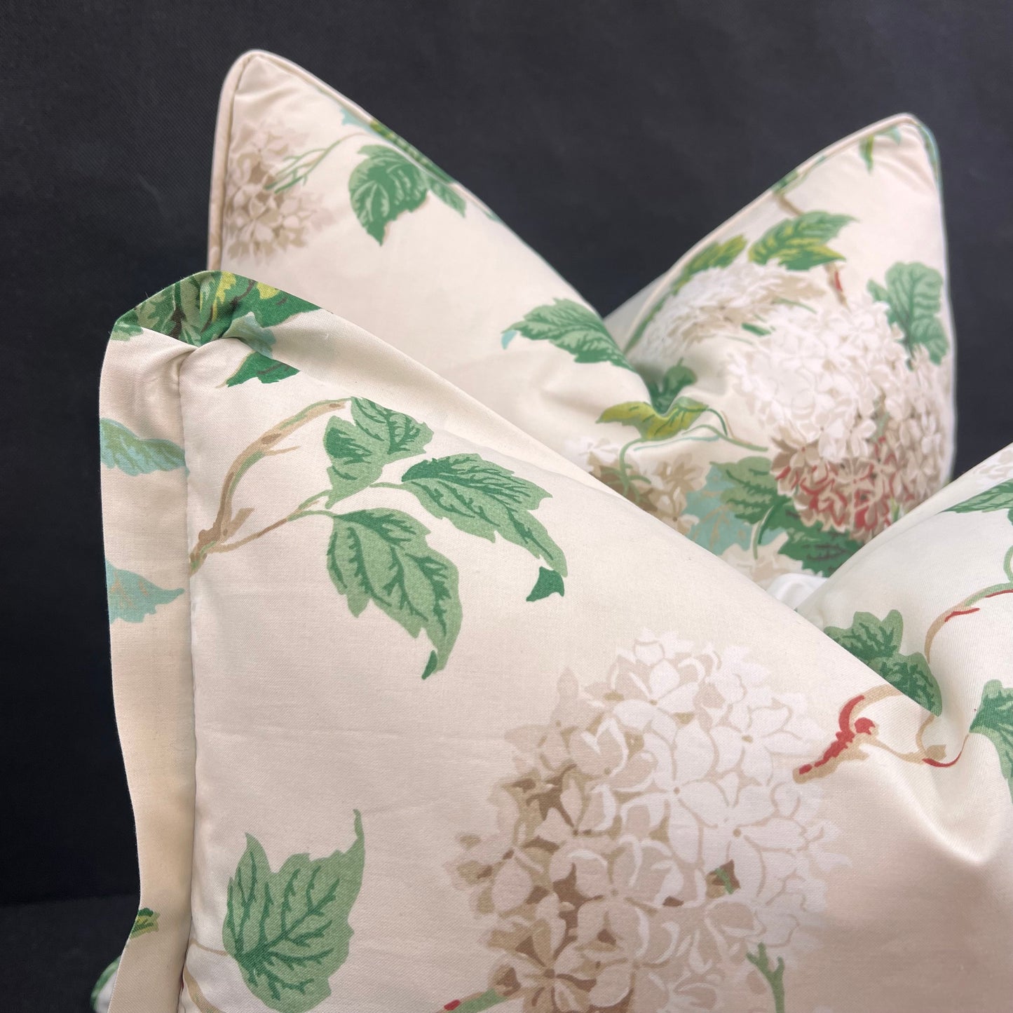 Colefax and Fowler Chantilly Luxury Designer Cream Green Decorative Cushion Pillow Cover