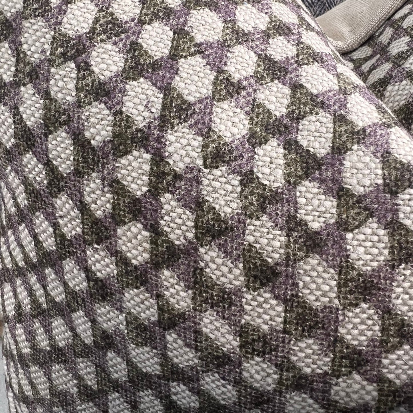 Cushions Made In Fermoie Wicker Luxury Designer Decorative Black Plum Linen Cushion Pillow Throw Cover