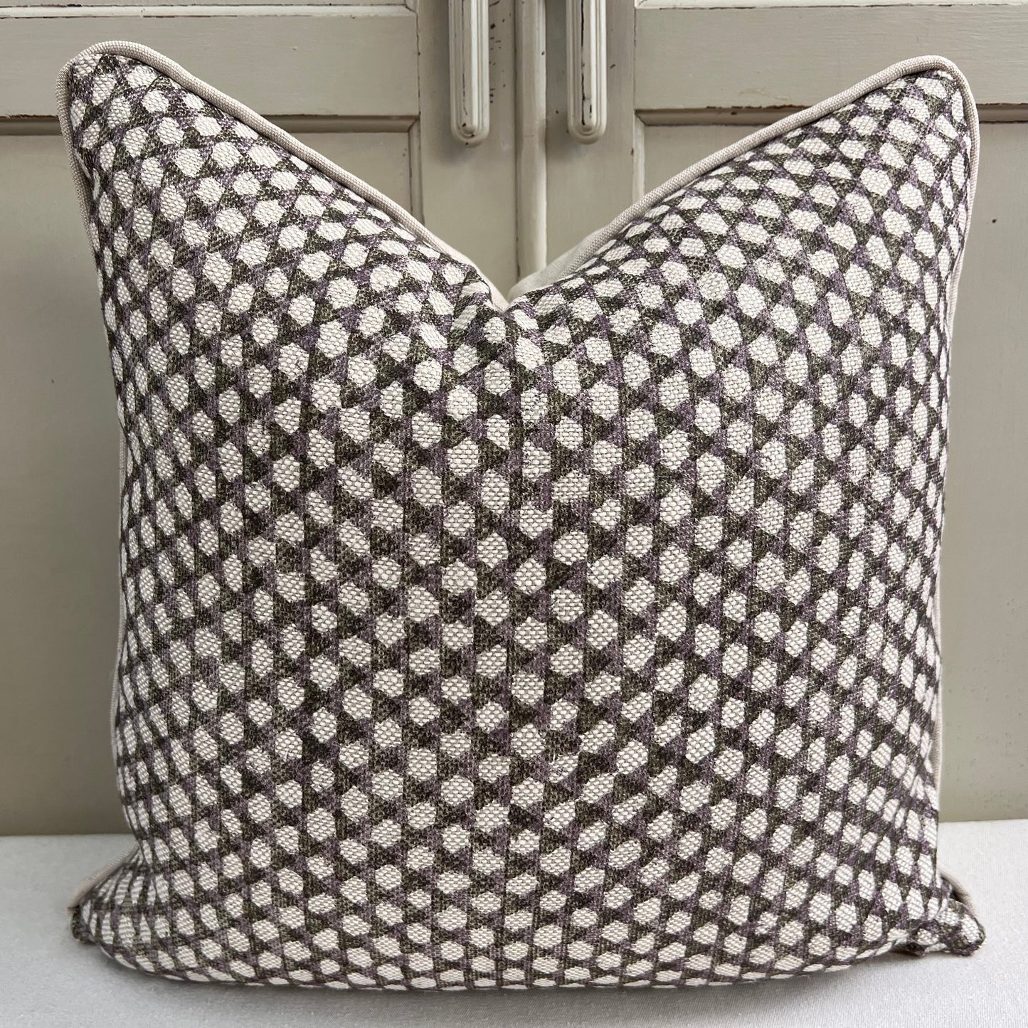 Cushions Made In Fermoie Wicker Luxury Designer Decorative Black Plum Linen Cushion Pillow Throw Cover