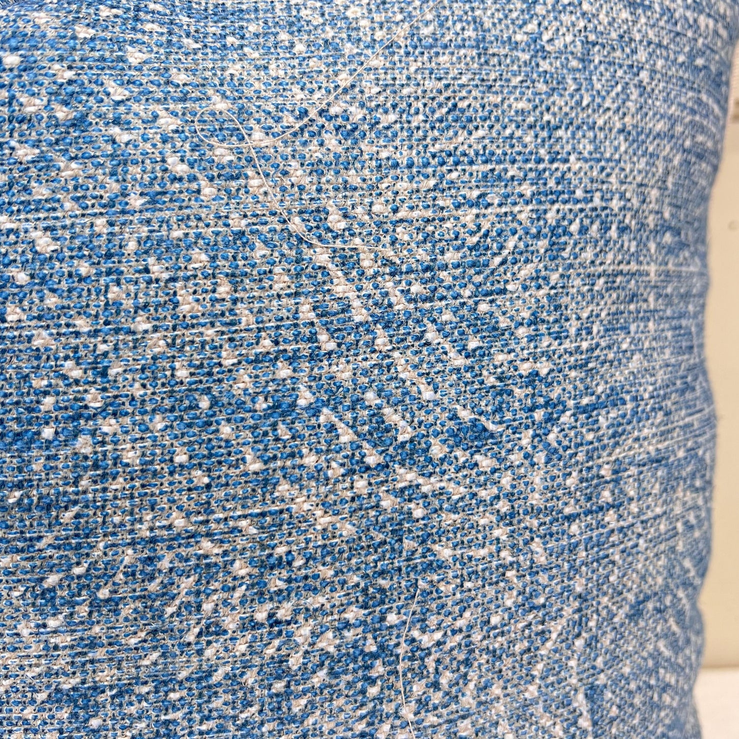 Cushions Made In Fermoie Cloud Luxury Designer Decorative Rich Blue Linen Cushion Pillow Throw Cover