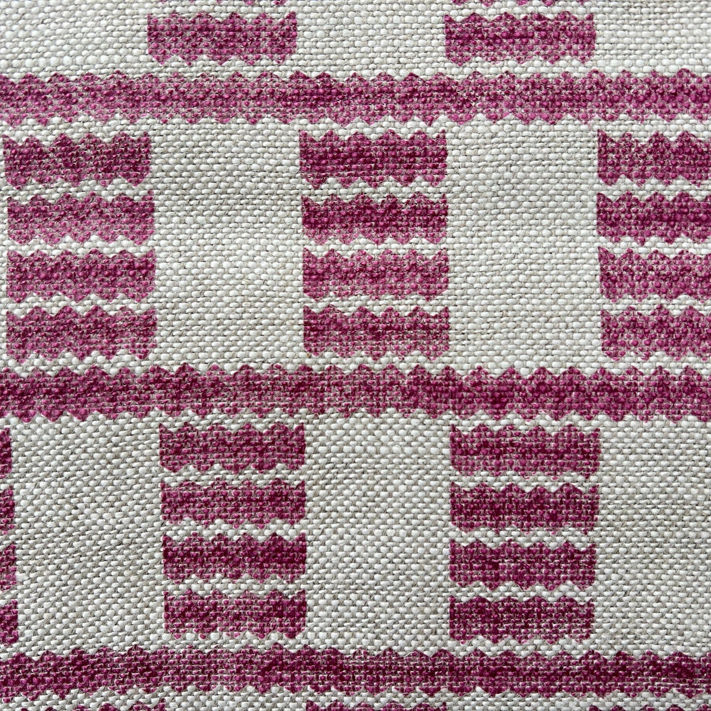 Cushions Made In Fermoie Cove Raspberry Pink Fabric Linen Cushion Pillow Throw Cover