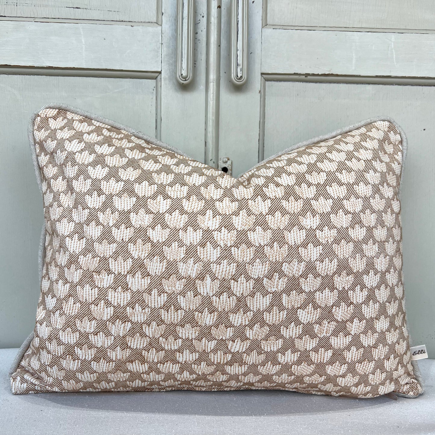 Cushions Made In Fermoie Eythorne Luxury Beige Neutral Cotton Cushion Pillow Throw Cover