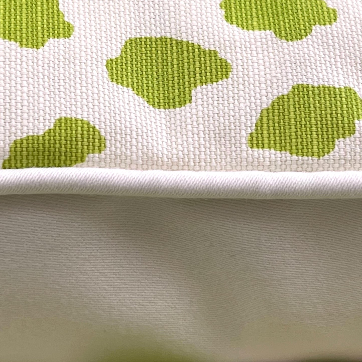 Luxury Designer Quadrille Cheetah Green Fabric Cushion Pillow Throw Cover