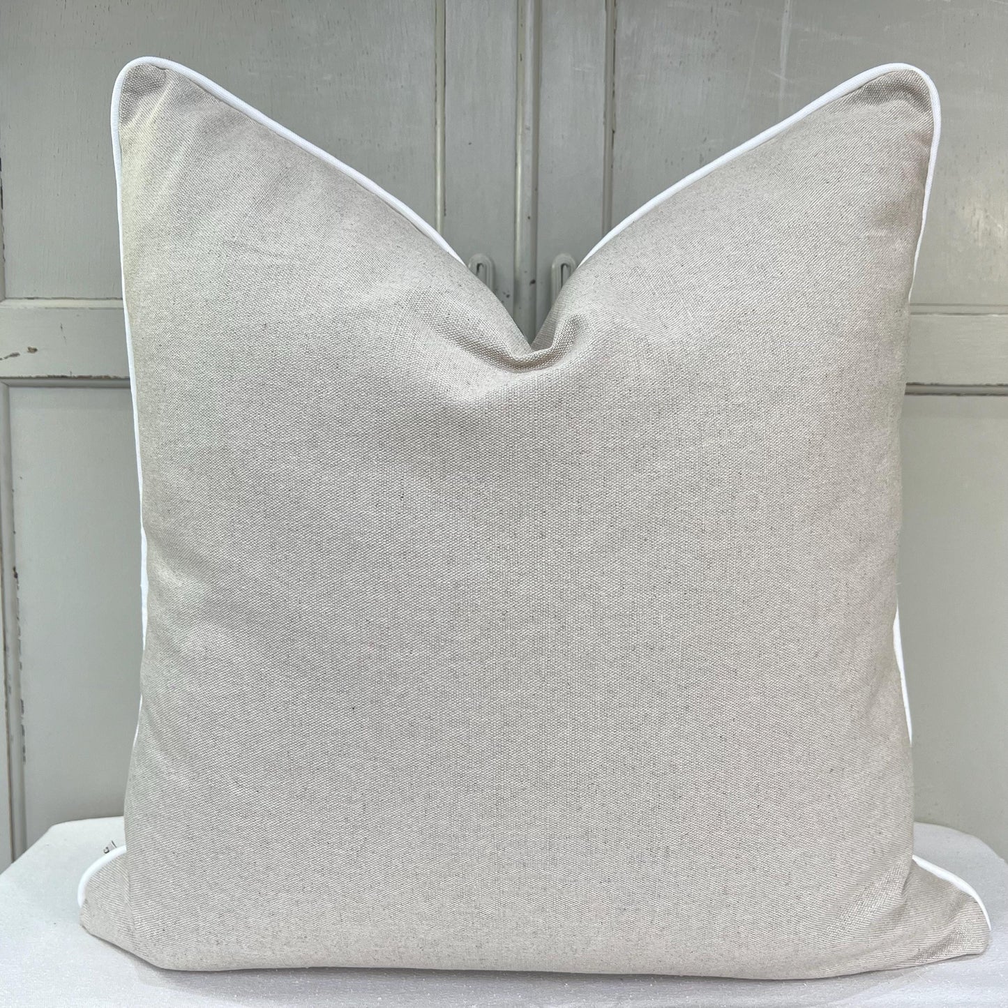 Schumacher Luxury Designer Hothouse Flowers Pale Blue Cushion Pillow Cover