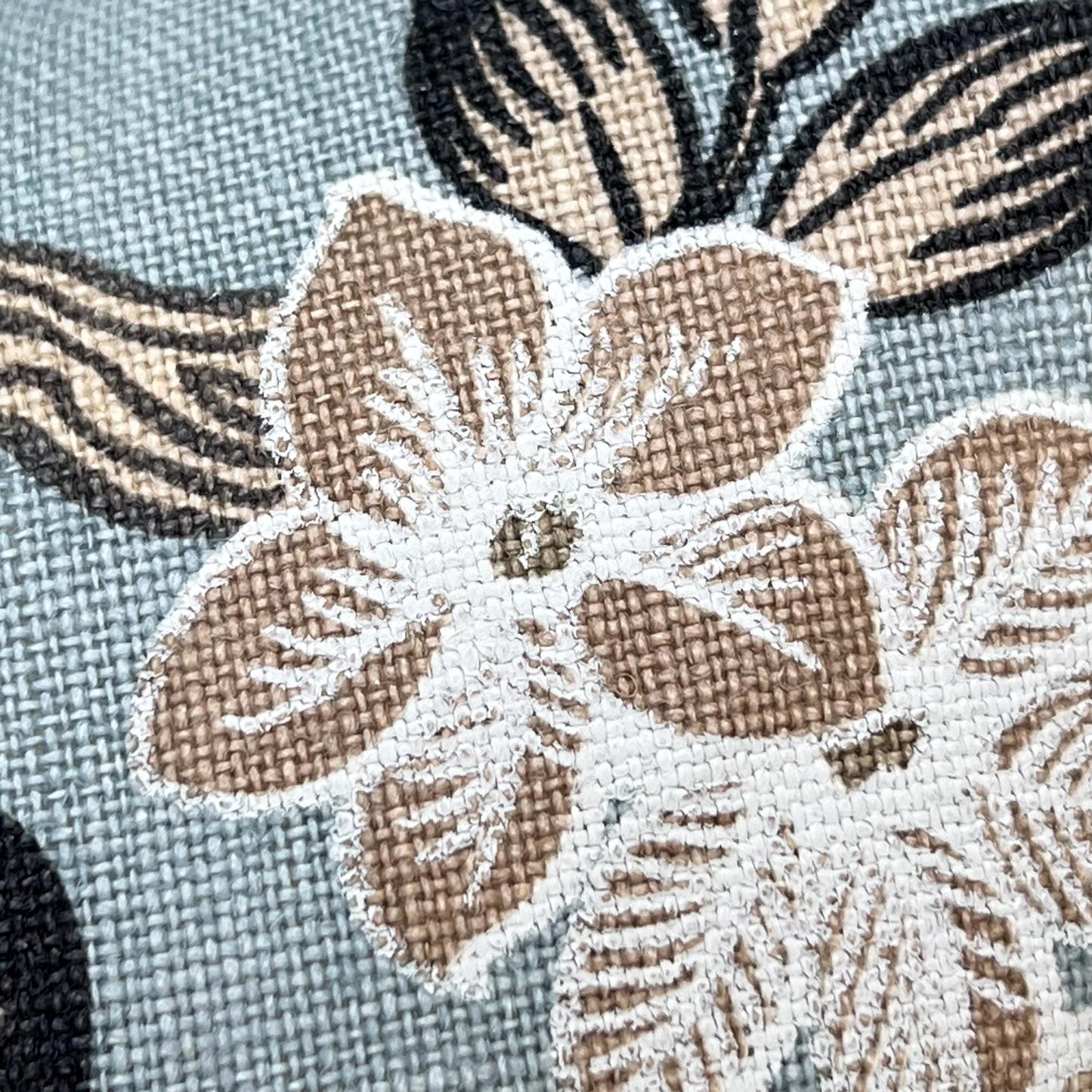 Schumacher Luxury Designer Hothouse Flowers Pale Blue Cushion Pillow Cover
