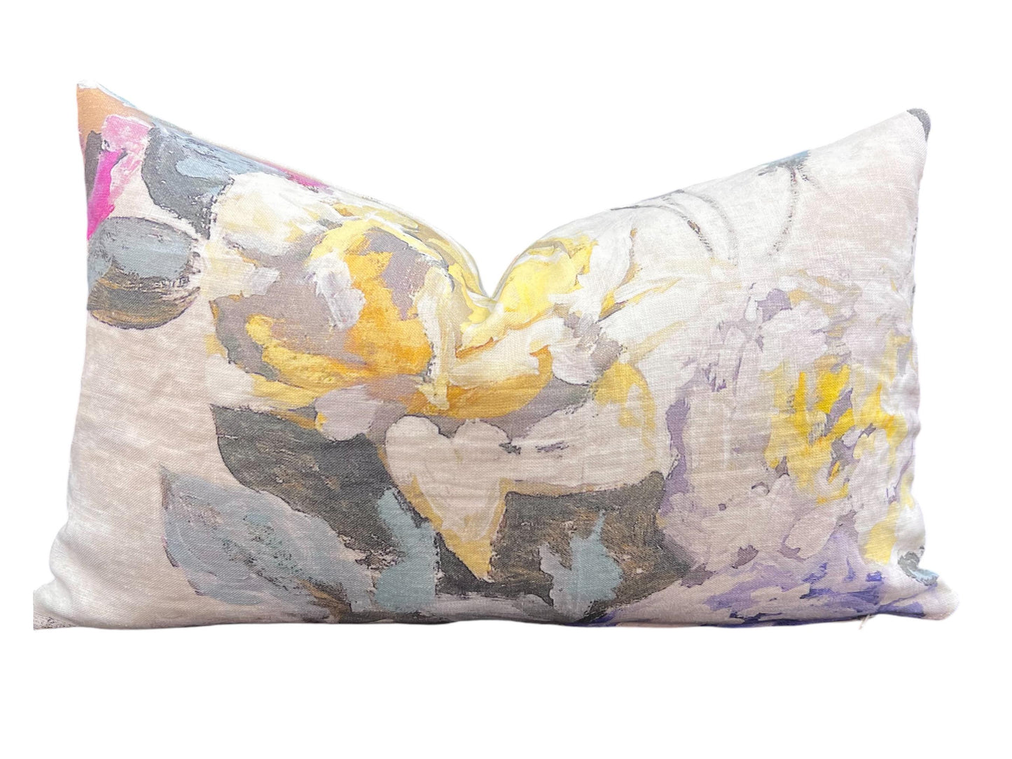 Luxury Designers Guild Viola Floral Linen Throw Cushion Pillow Cover