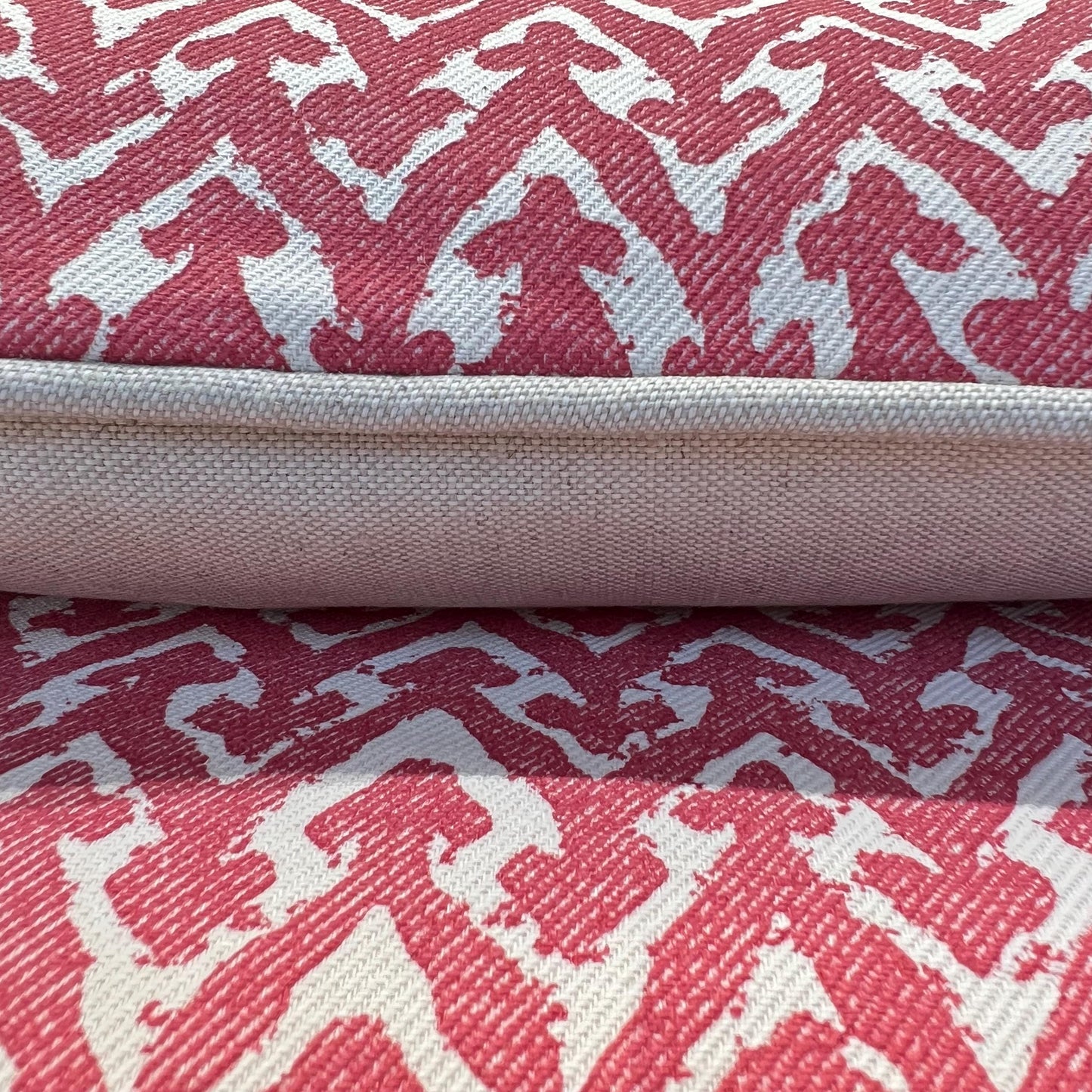 Cushions Made In Fermoie Rabanna Red Cotton Decorative Sofa Throw Pillow Cover