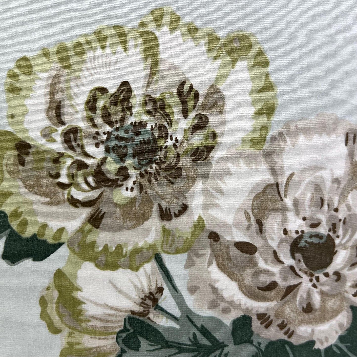 Schumacher Luxury Designer "Betty Chintz" Floral Celadon Blue Cushion Pillow Sofa Cover