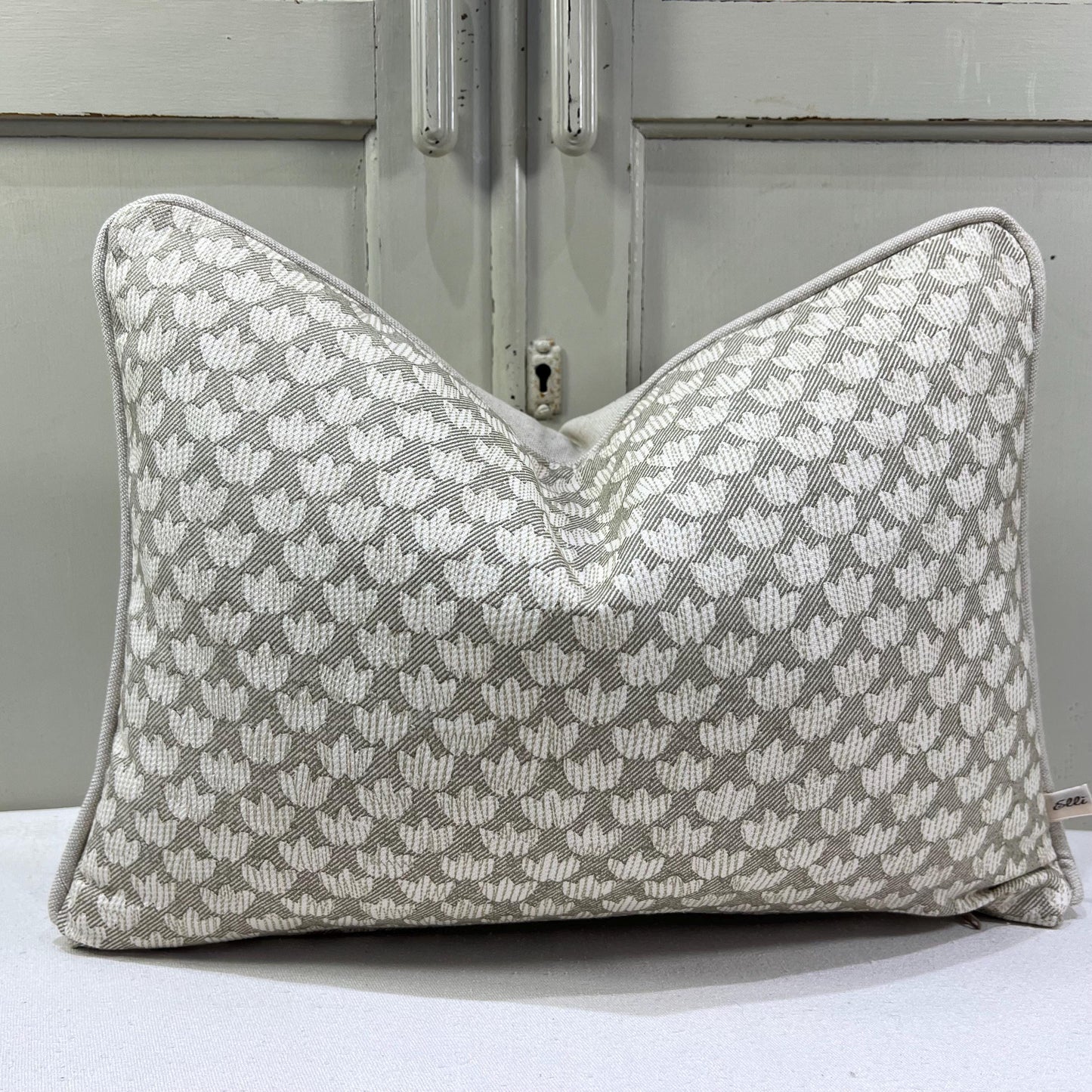 Cushions Made In Fermoie Eythorne Luxury Designer Decorative Pale Green Neutral Cotton Cushion Pillow Throw Cover