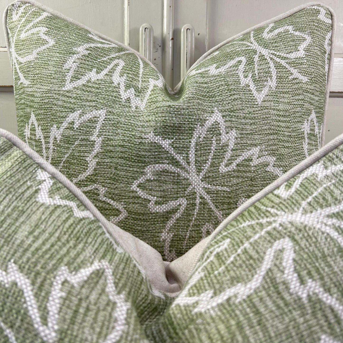 Cushions Made In Fermoie Maple Luxury Designer Decorative Green Linen Cushion Pillow Throw Cover