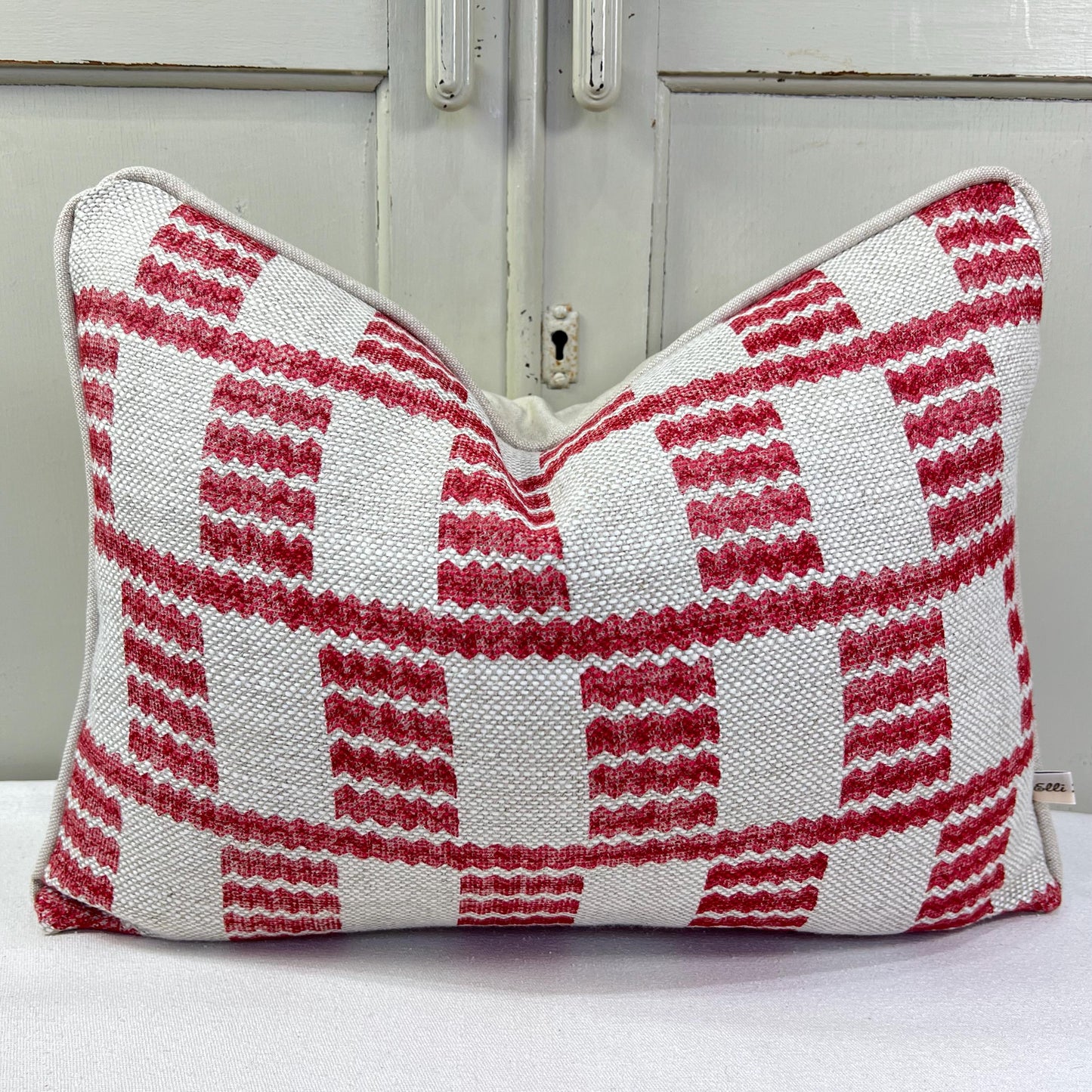 Cushions Made In Fermoie Cove Linen Luxury Designer Decorative Red Neutral Cushion Pillow Throw Cover