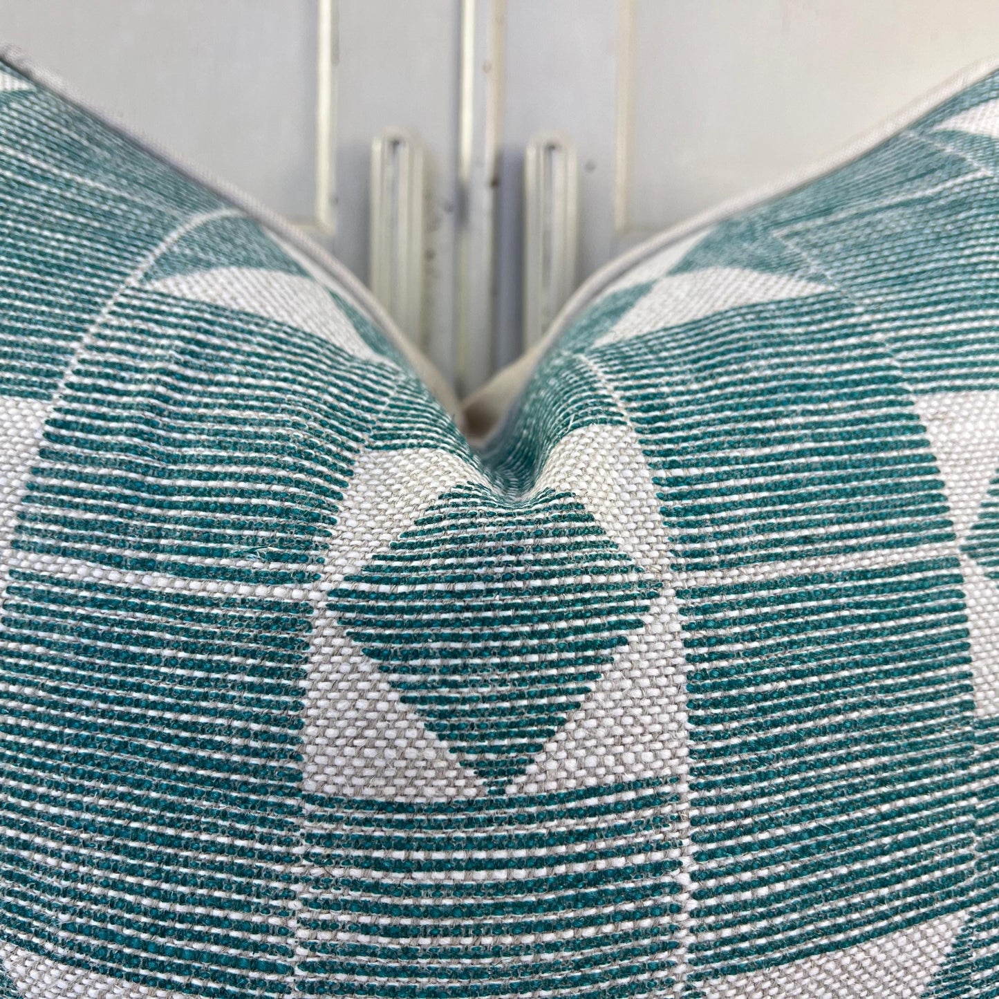 Cushions Made In Fermoie Flag Decorative Dark Teal Neutral Linen Cushion Pillow Throw Cover