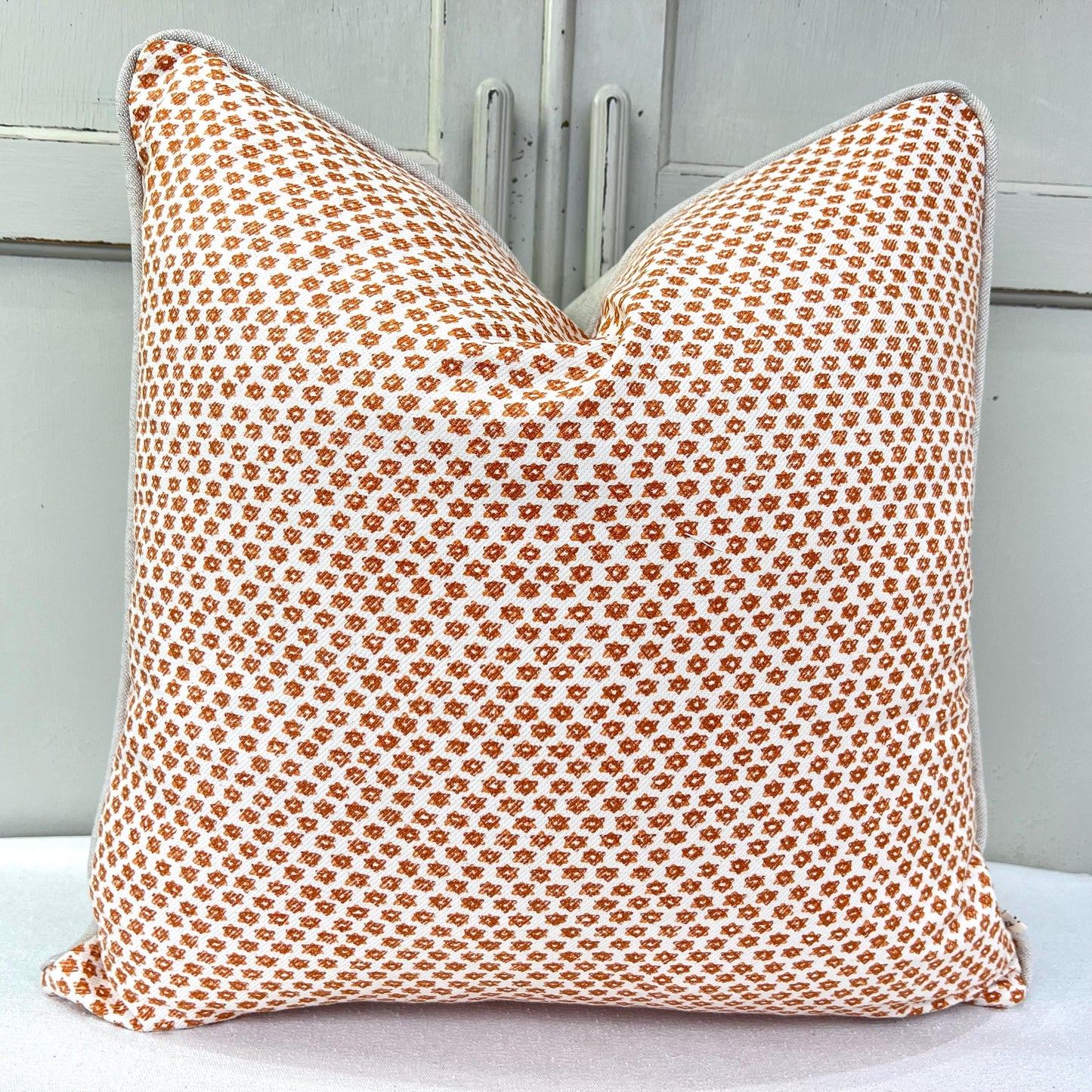 Cushions Made In Fermoie Marden Luxury Designer Decorative Tan Cream Cotton Cushion Pillow Throw Cover