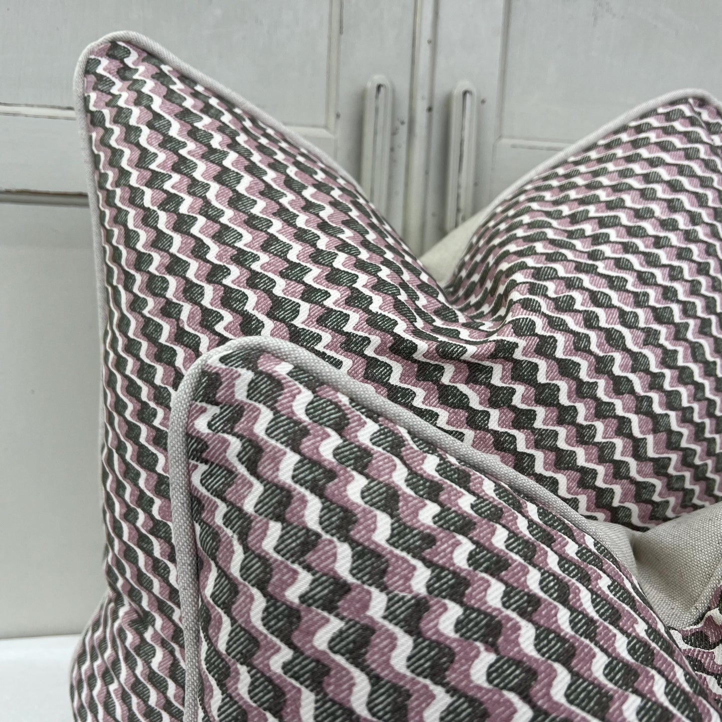 Cushions Made In Fermoie Ruffle Green Pink Cotton Decorative Sofa Throw Pillow Cover