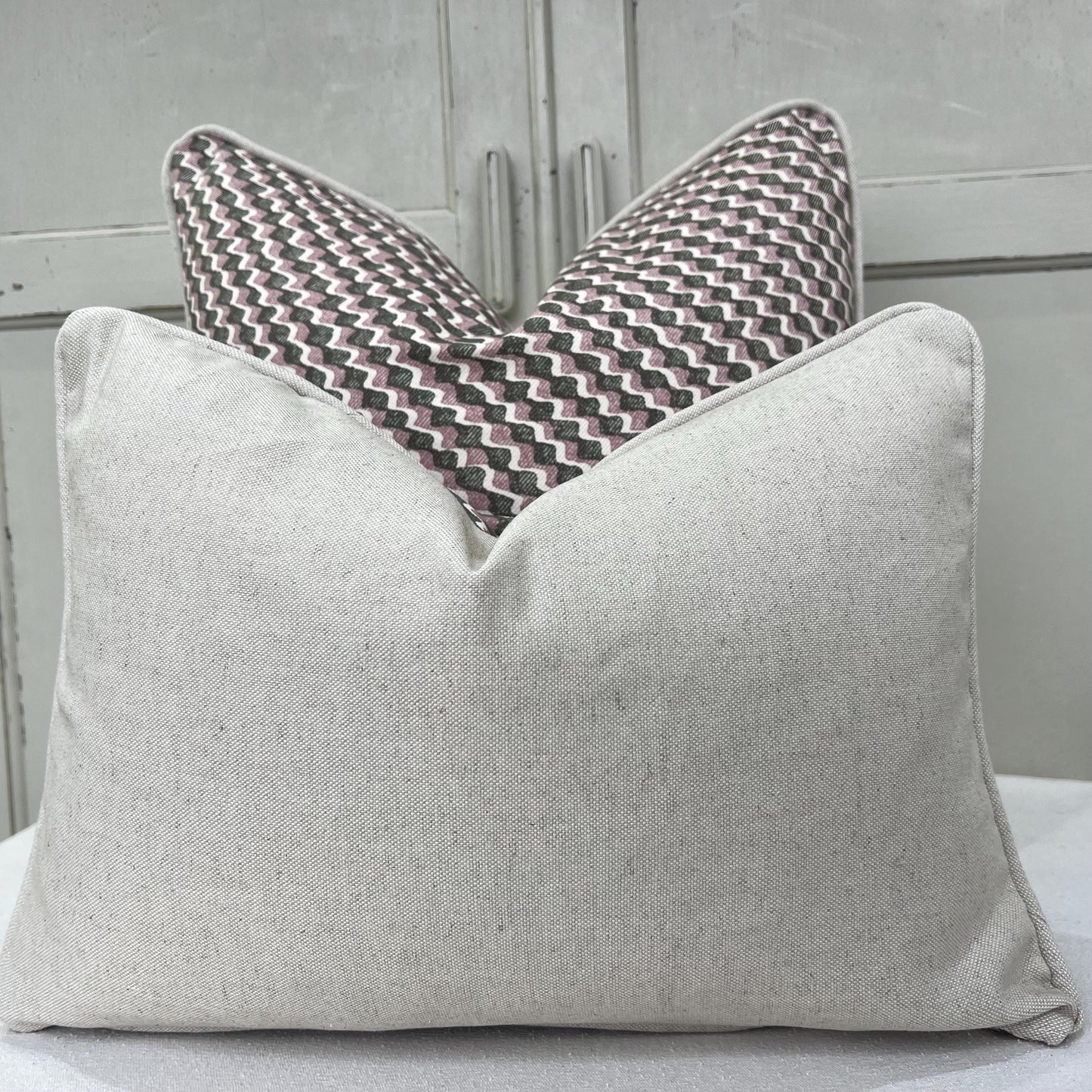Cushions Made In Fermoie Ruffle Green Pink Cotton Decorative Sofa Throw Pillow Cover
