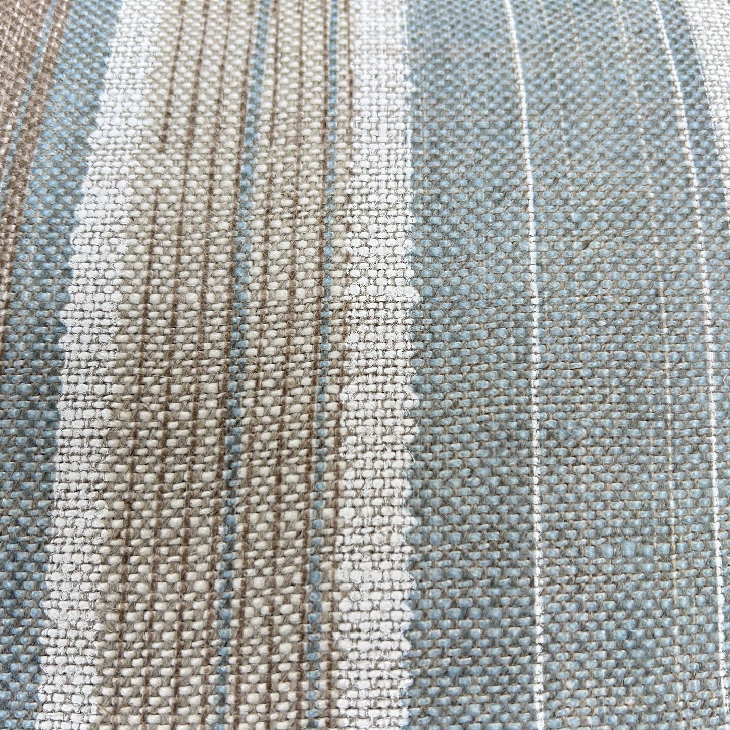 Cushions Made In Fermoie Luxury Designer Carskiey Broad Stripe Beige Blue Cushion Pillow Throw Cover