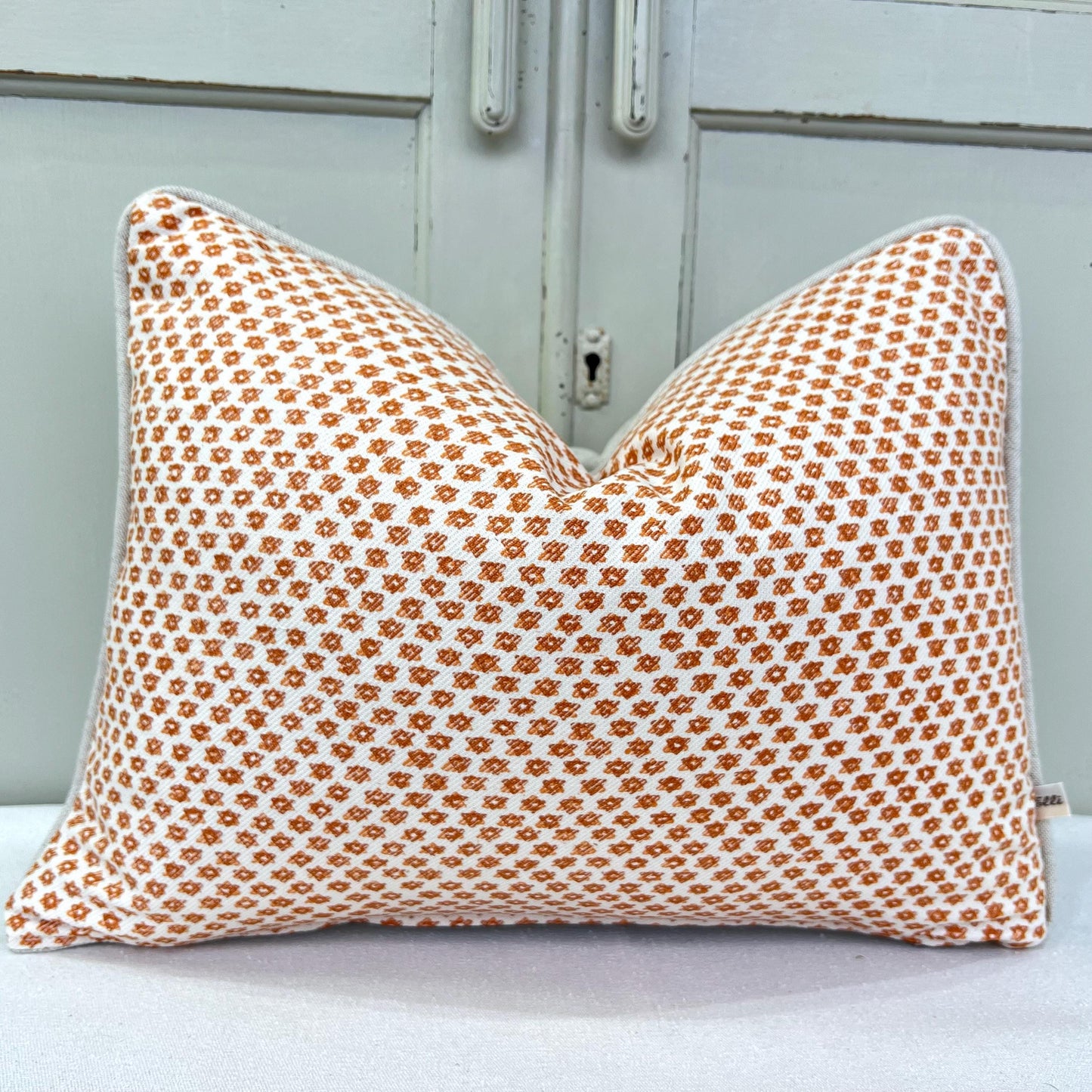 Cushions Made In Fermoie Marden Luxury Designer Decorative Tan Cream Cotton Cushion Pillow Throw Cover