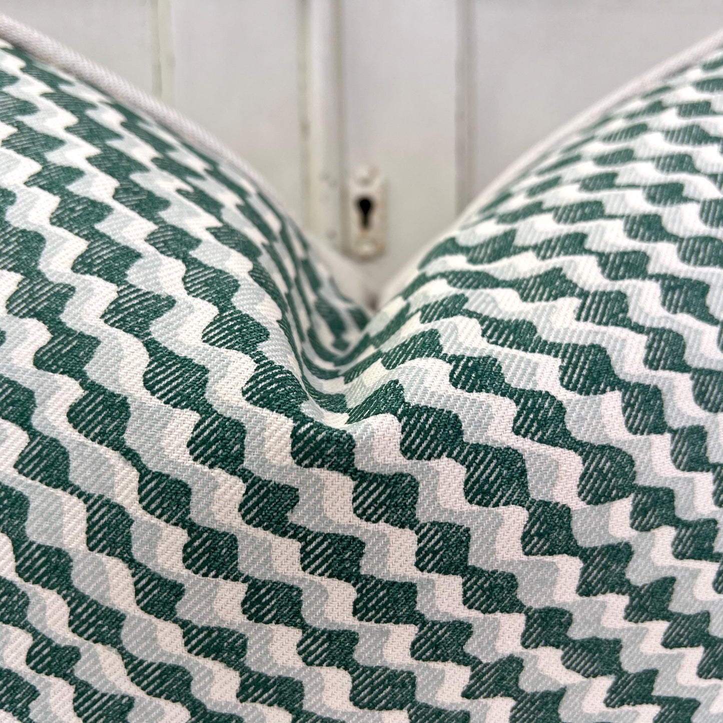 Cushions Made In Fermoie Ruffle Green Cotton Decorative Sofa Throw Pillow Cover