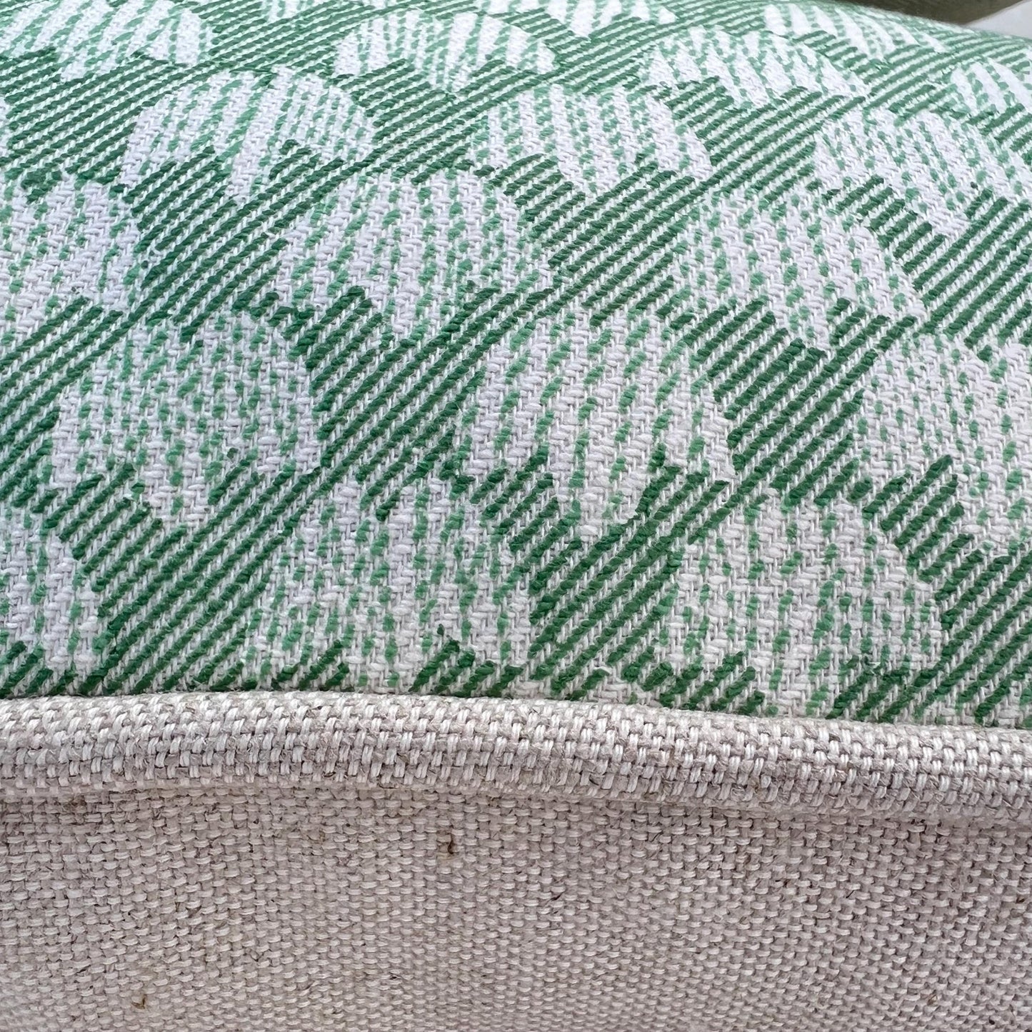Cushions Made In Fermoie Eythorne Luxury Green Neutral Cotton Cushion Pillow Throw Cover